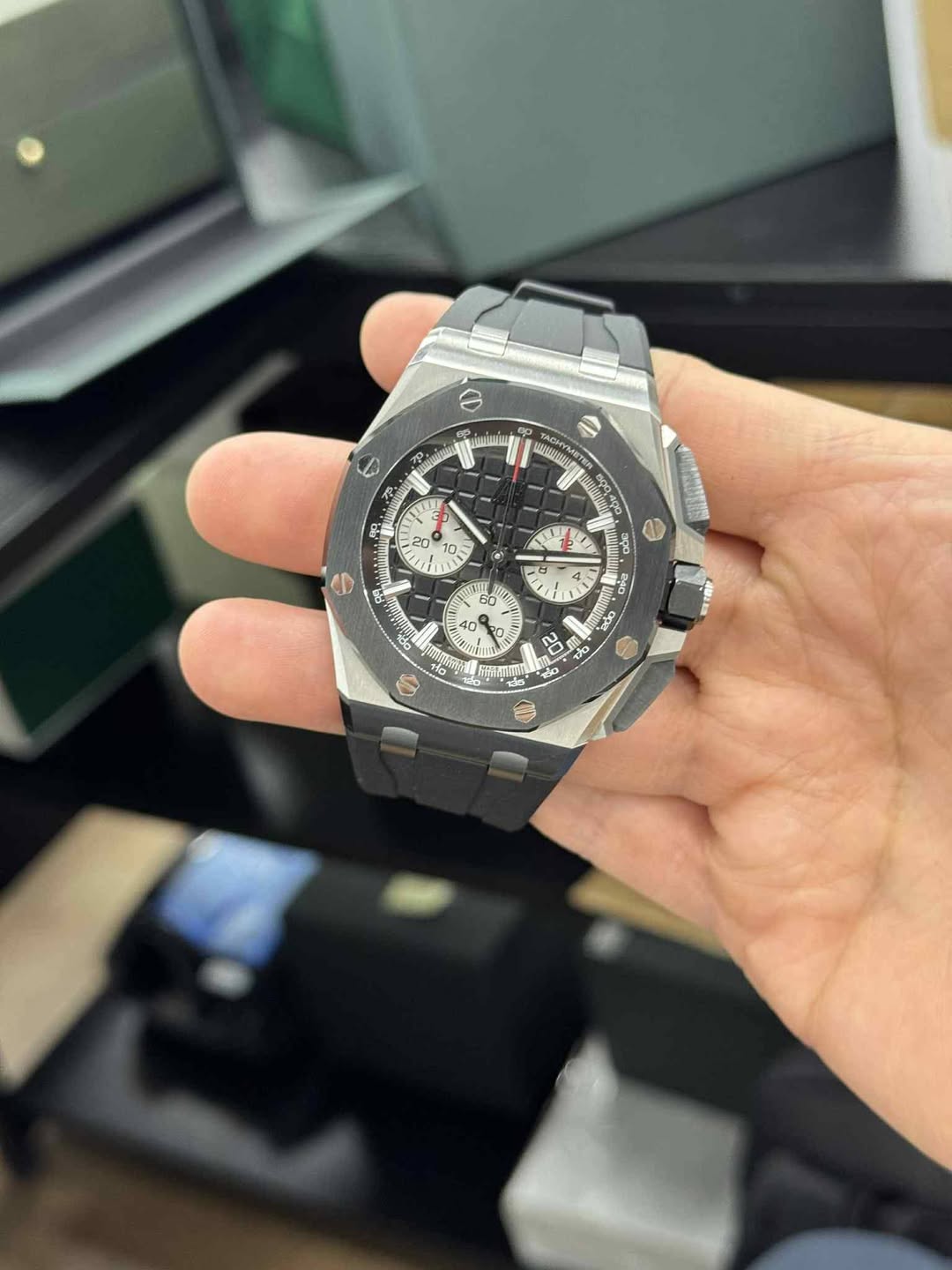May be an image of wrist watch and text