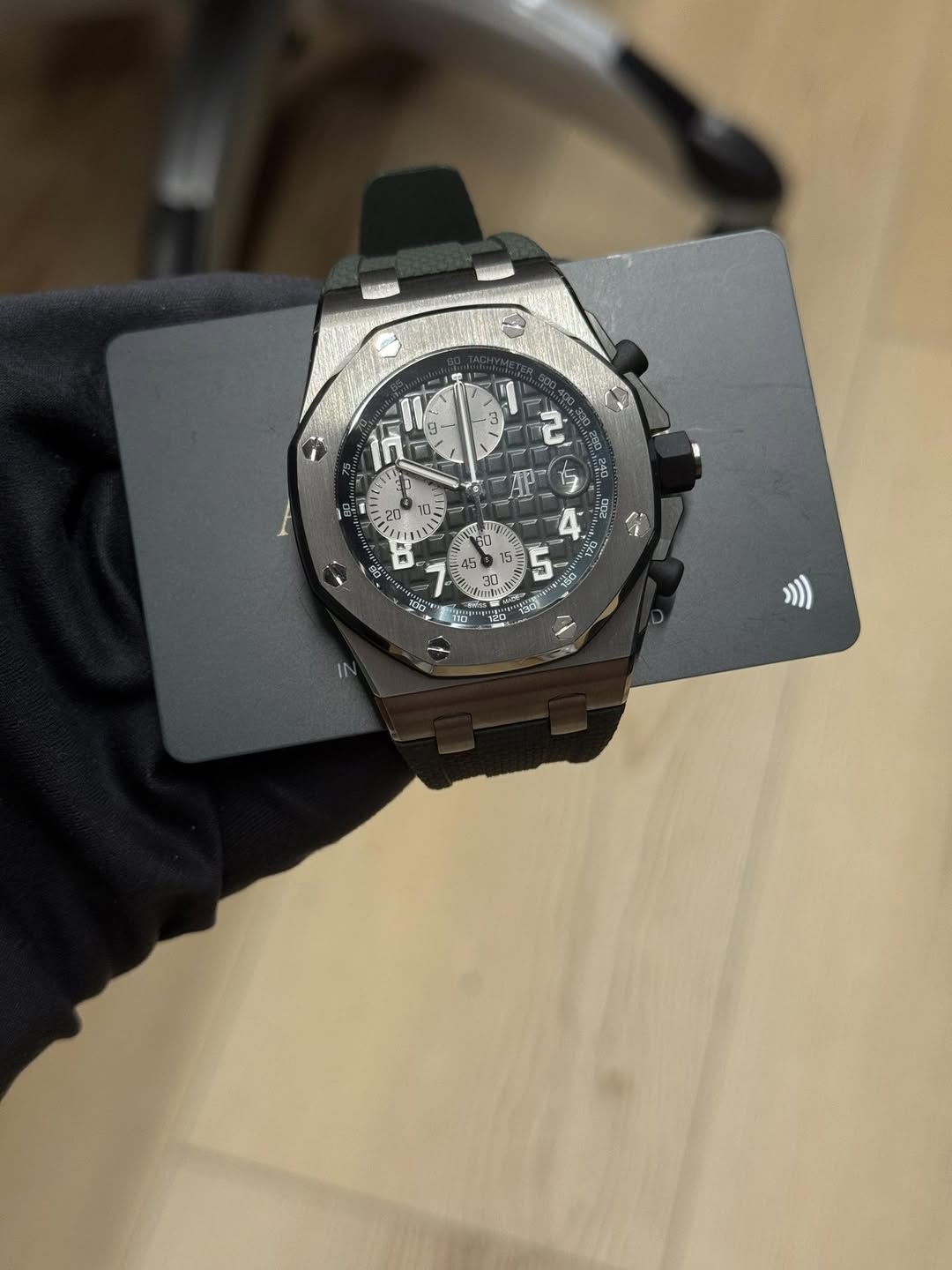 May be an image of wrist watch and text
