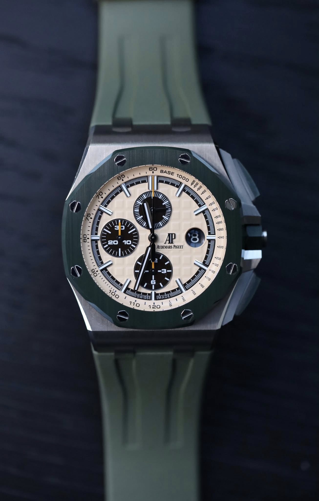 May be an image of wrist watch and text