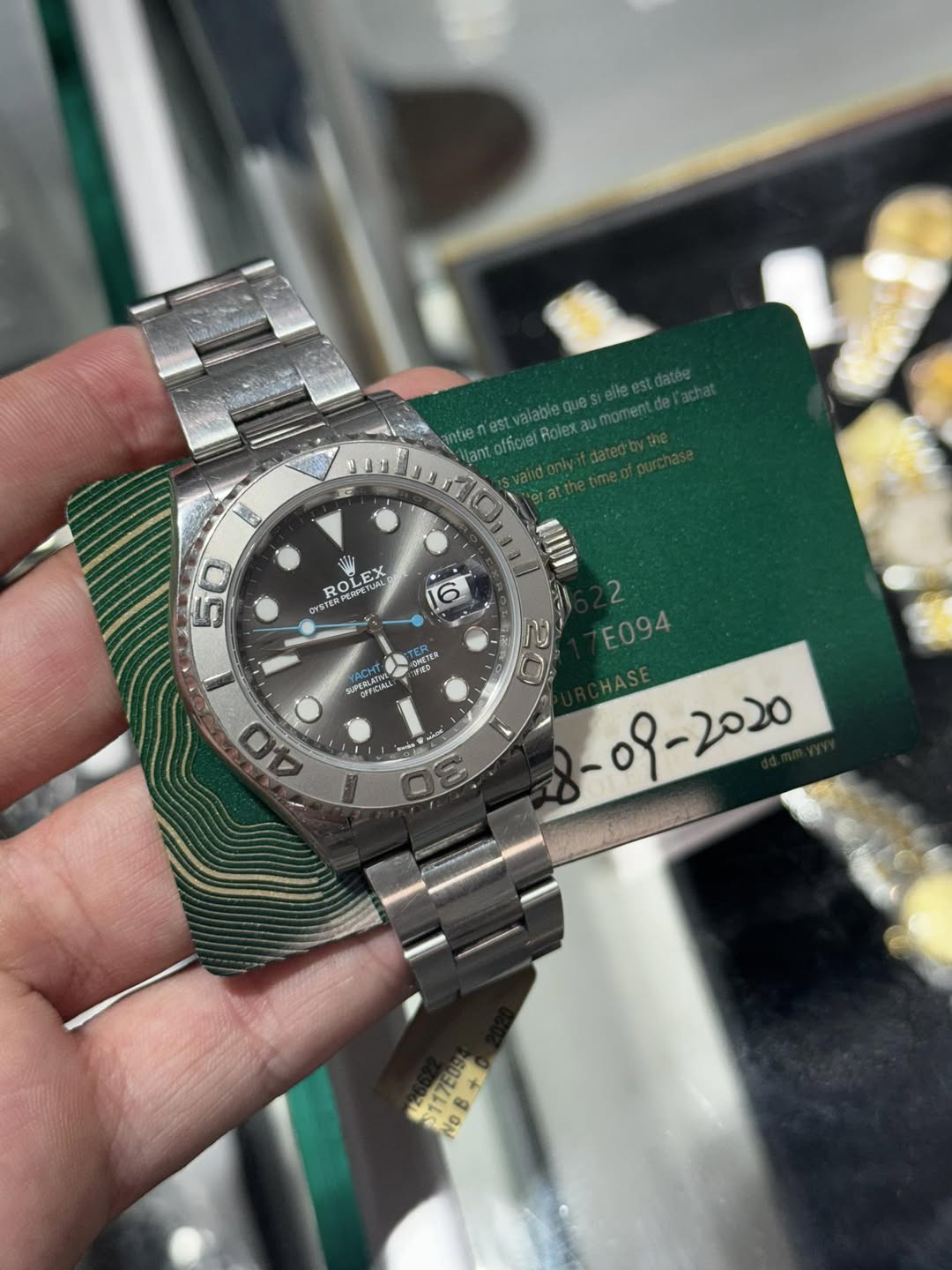 May be an image of wrist watch and text