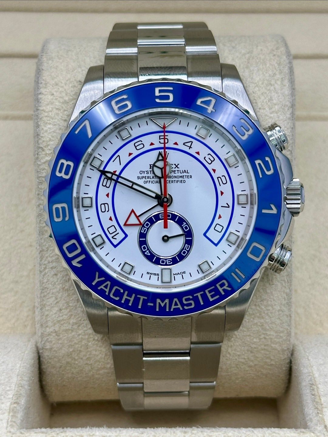 May be an image of wrist watch and text that says '5 56 4 OYST SUPERLA OFFICIA X PETUAL RONOMETE APLAMETER METER TER CERTIFIED ים 7 3 口 ም 8 2 9 ' 9 1.0 1 글' 10 물' 10 40 N 20…