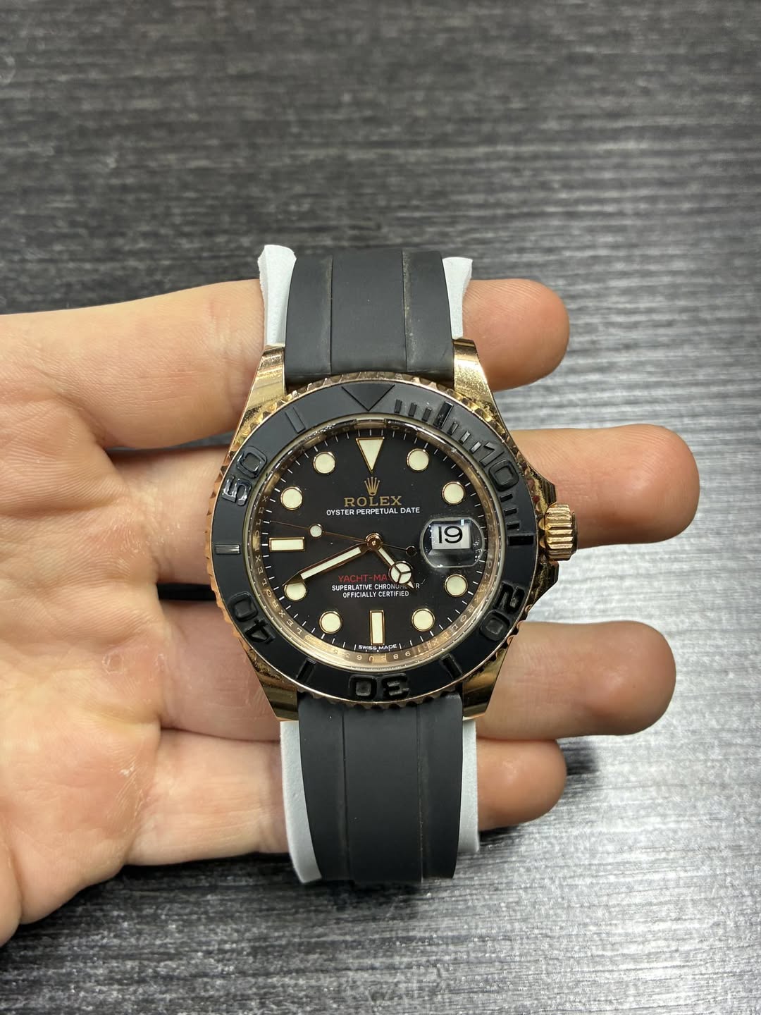 May be an image of wrist watch and text