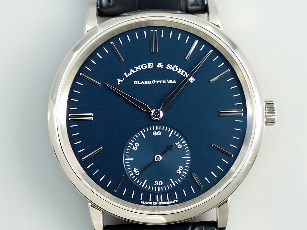 May be an image of wrist watch and text that says 'A. GLASHÜTTE SA LANGE み SÖHN SÖEN 60 10 50 יוי of 08 30 MADE ADE N GERMANY'
