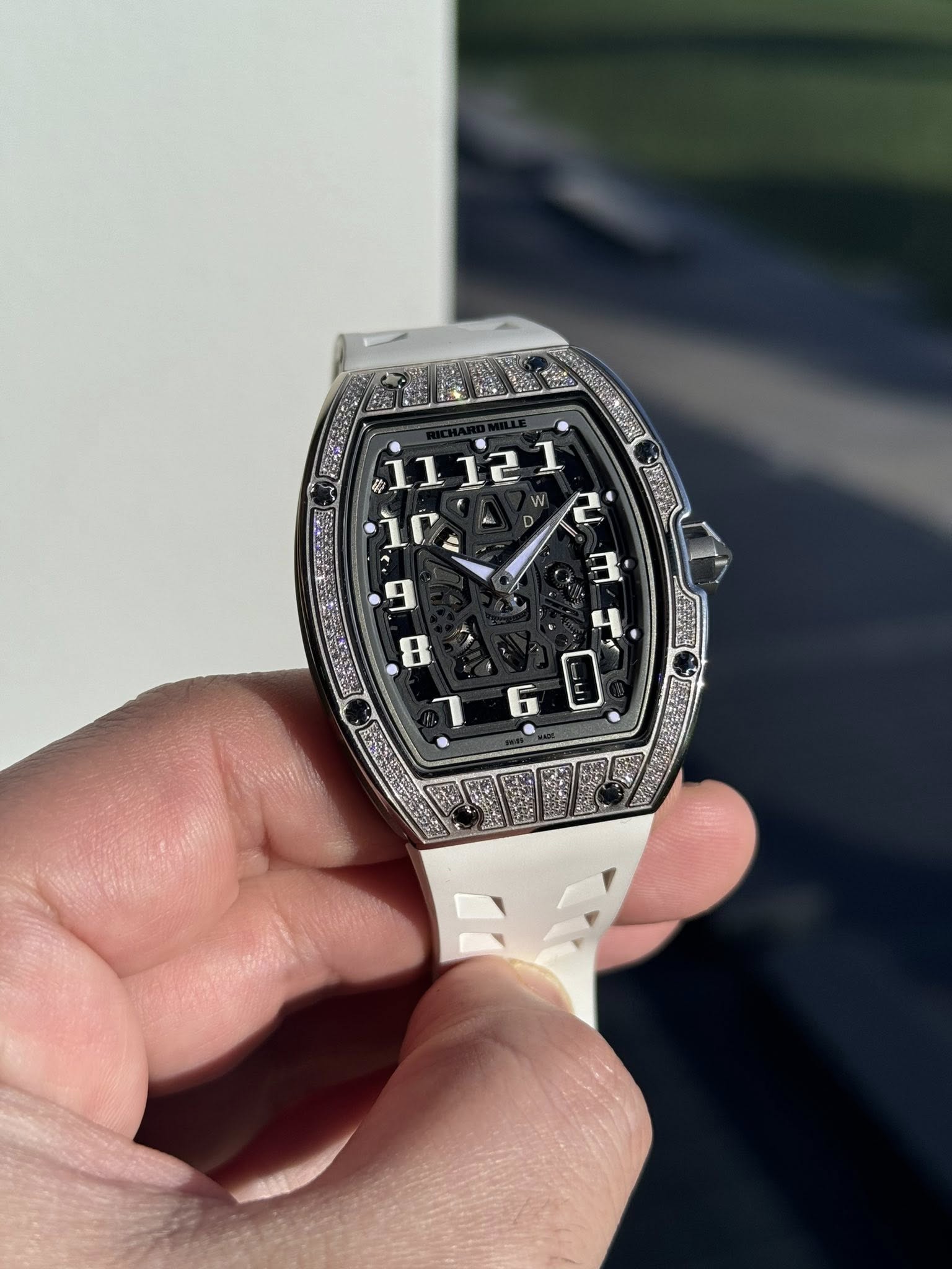 May be an image of digital watch and text