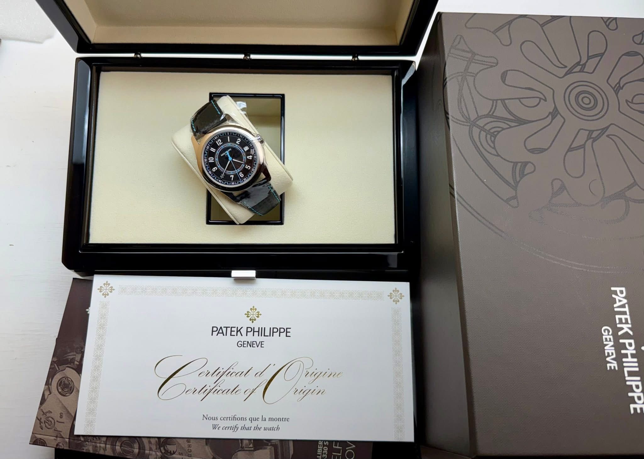 May be an image of wrist watch and text that says '2 요 20 6 I 4 4 3 6 S A S PATEK PATEKPHILIPPE PHILIPPE GENEVE Carlfur Drn rigin Nous certifions que! montre W ccerify that จ้น…