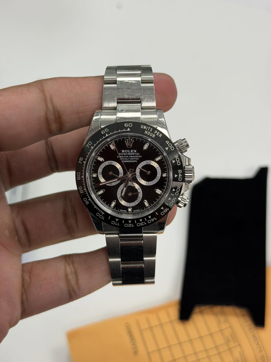 May be an image of wrist watch and text that says '60 ROLEX UNITS HOUR HOUR PER eT'