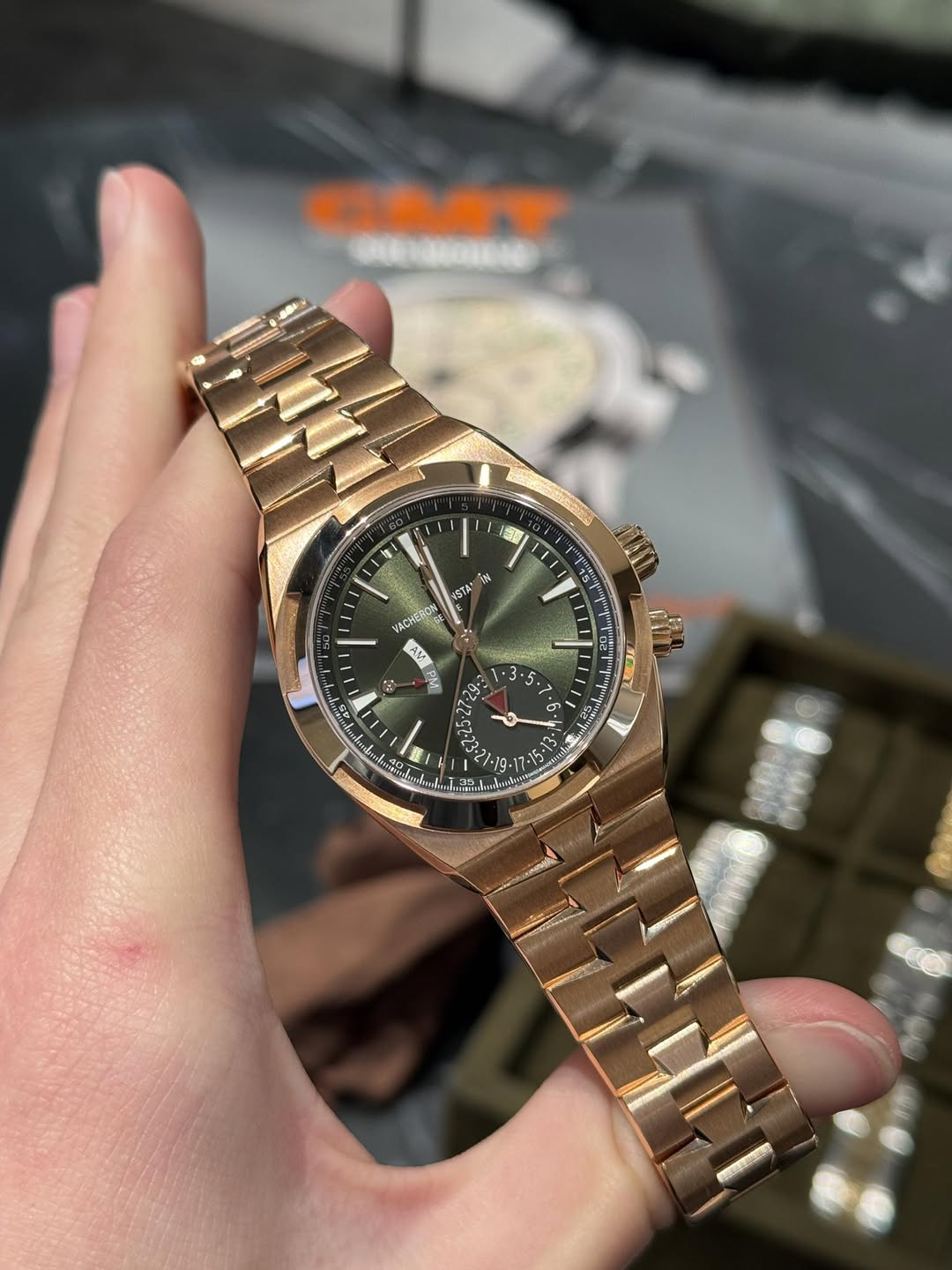 May be an image of wrist watch and text