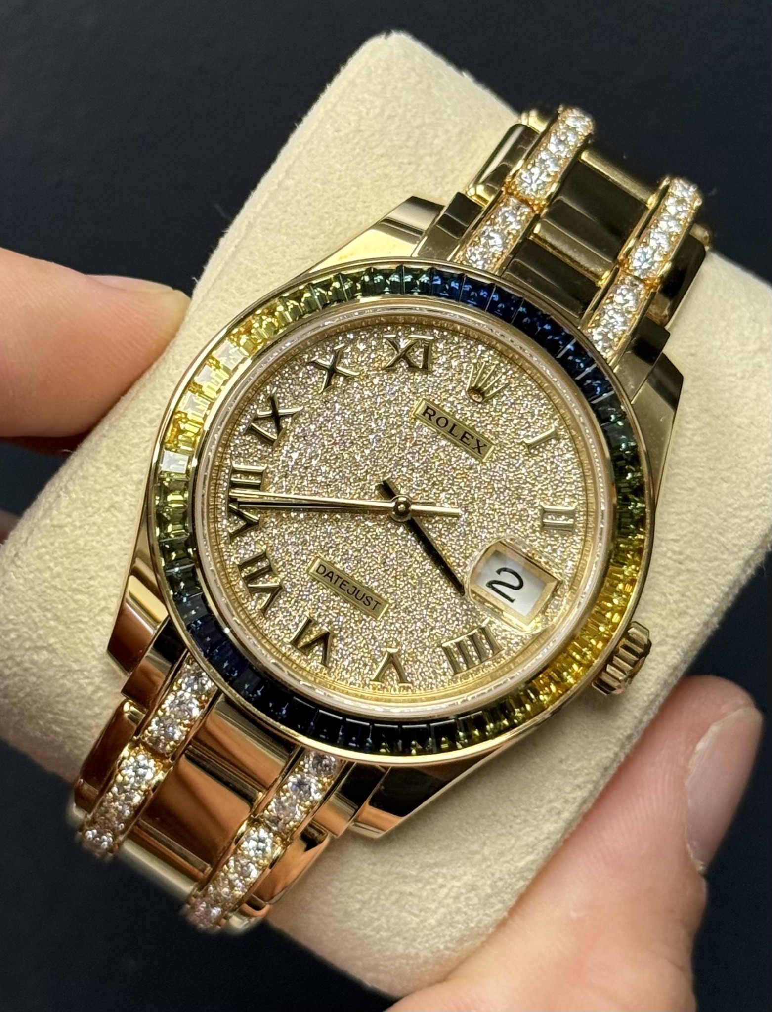 May be an image of wrist watch and text