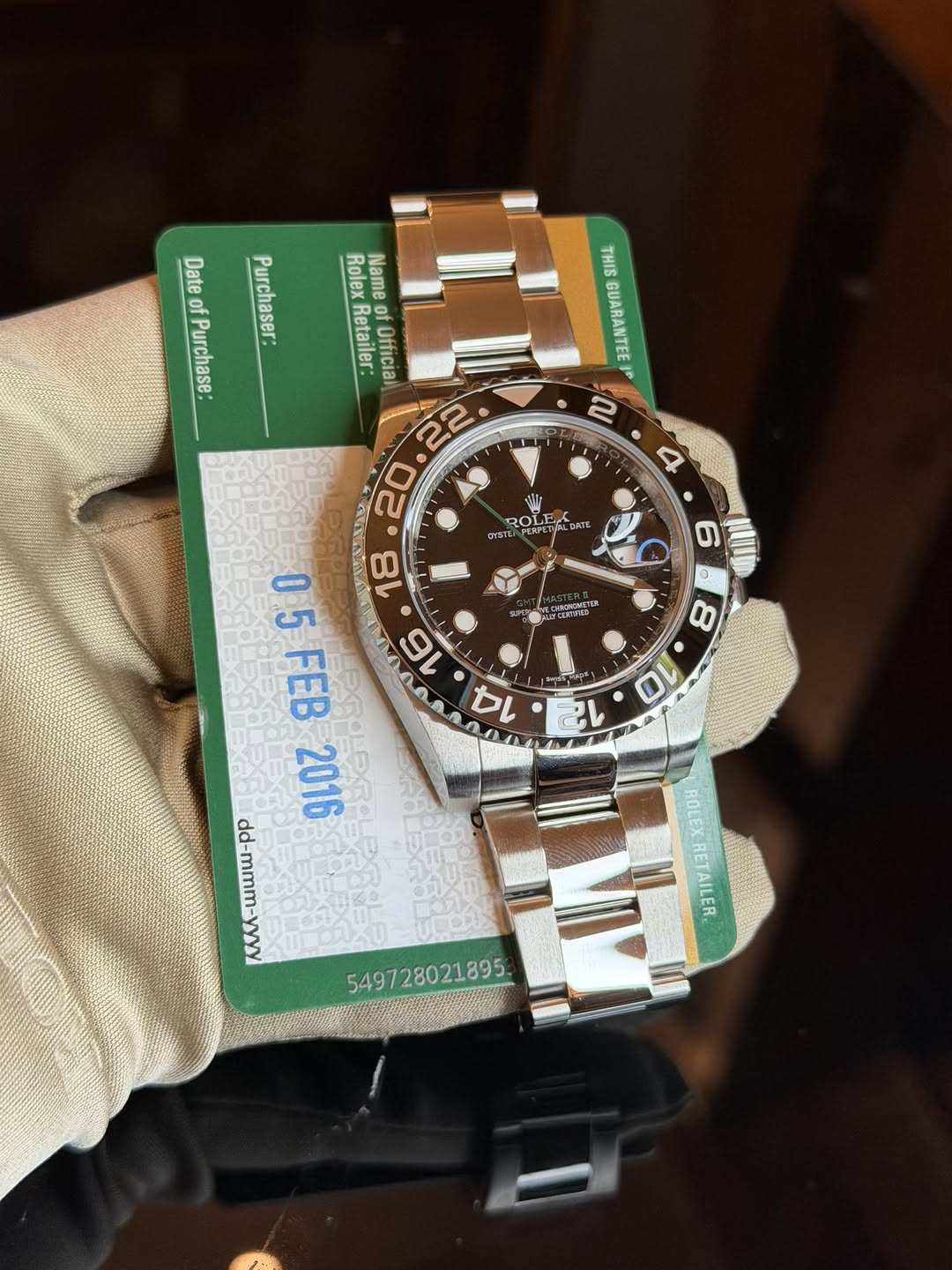 May be an image of wrist watch and text that says 'DateofPurchase: of Date Purchaser: Purchase THIS GUARANTEE u 4 witr EOTE.A ROOEATIN CATS จุกรานิ Rolex Name Retailer ဆ of…