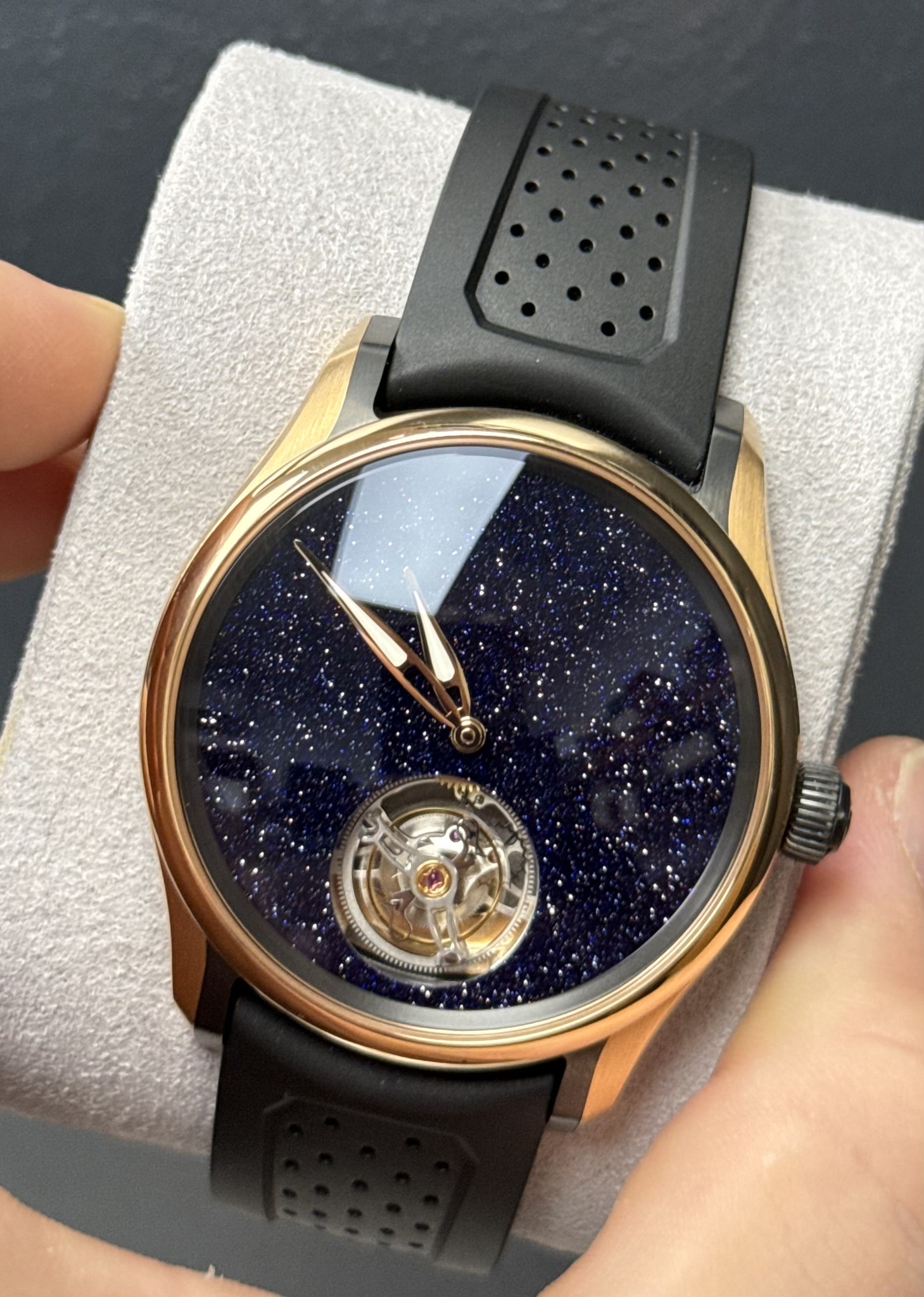May be an image of wrist watch