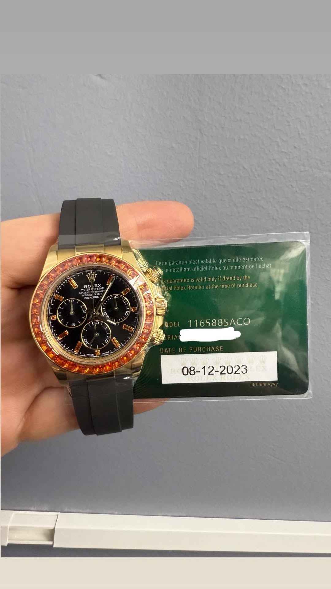 May be an image of digital watch and text