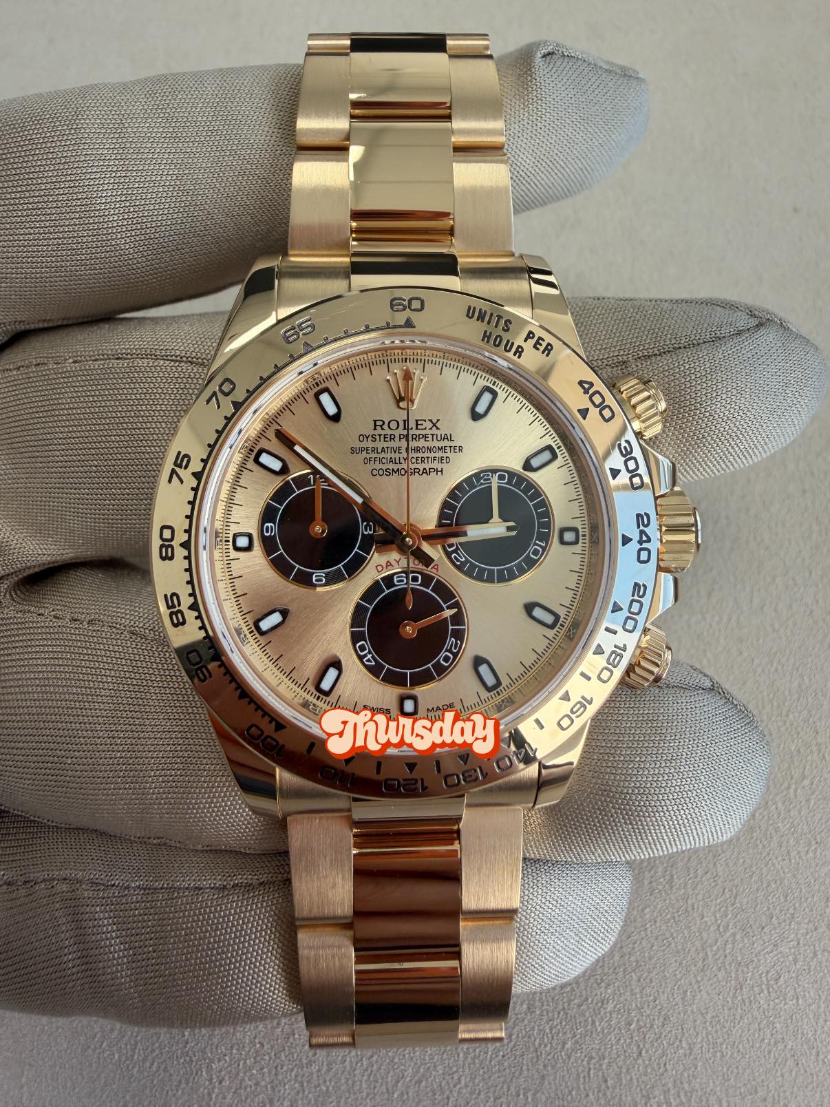 May be an image of wrist watch and text that says '60 55 70 RO ROLEX EX 75 PERLATRHDANET HDONENETER COSMOGRAPH GRAPH 30 0 a 80 หง HOUR R PER ER ផ្ុវអាត រ្ុា 400 aüin ณ 2 DAY 6 D 10…