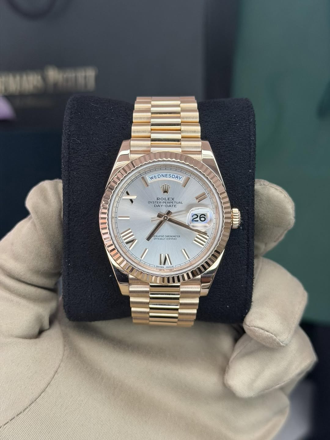 May be an image of wrist watch and text