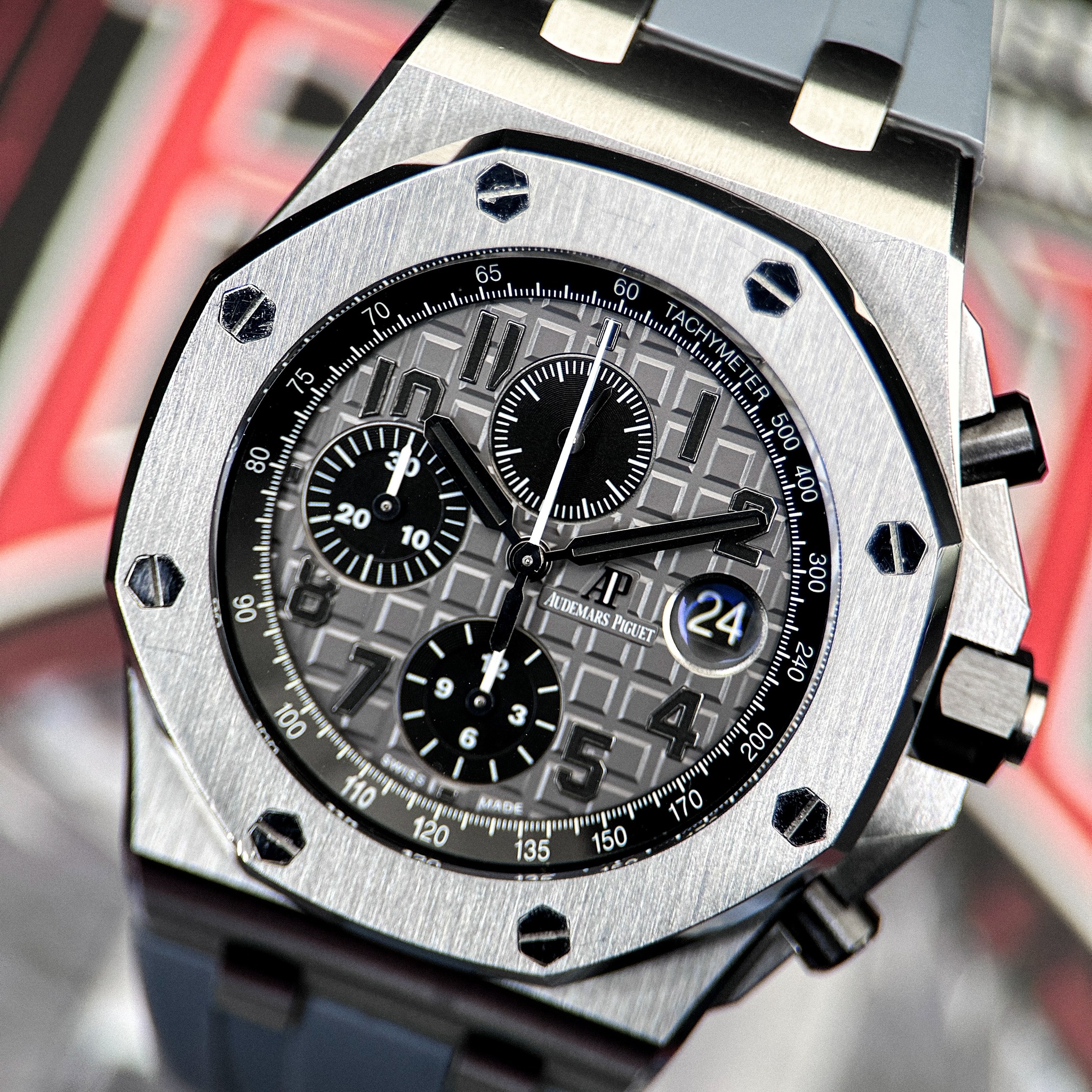 May be an image of wrist watch and text