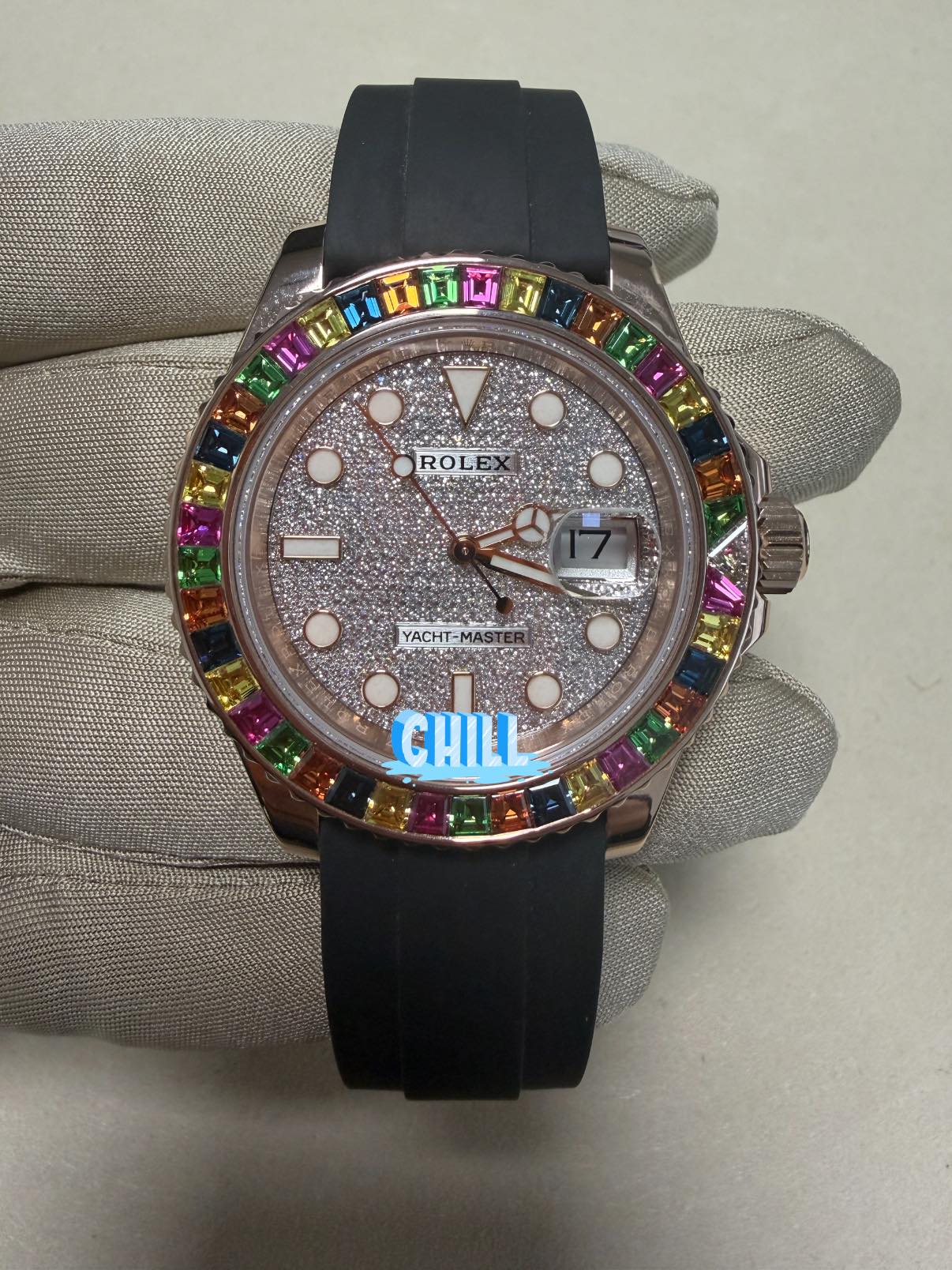 May be an image of wrist watch and text