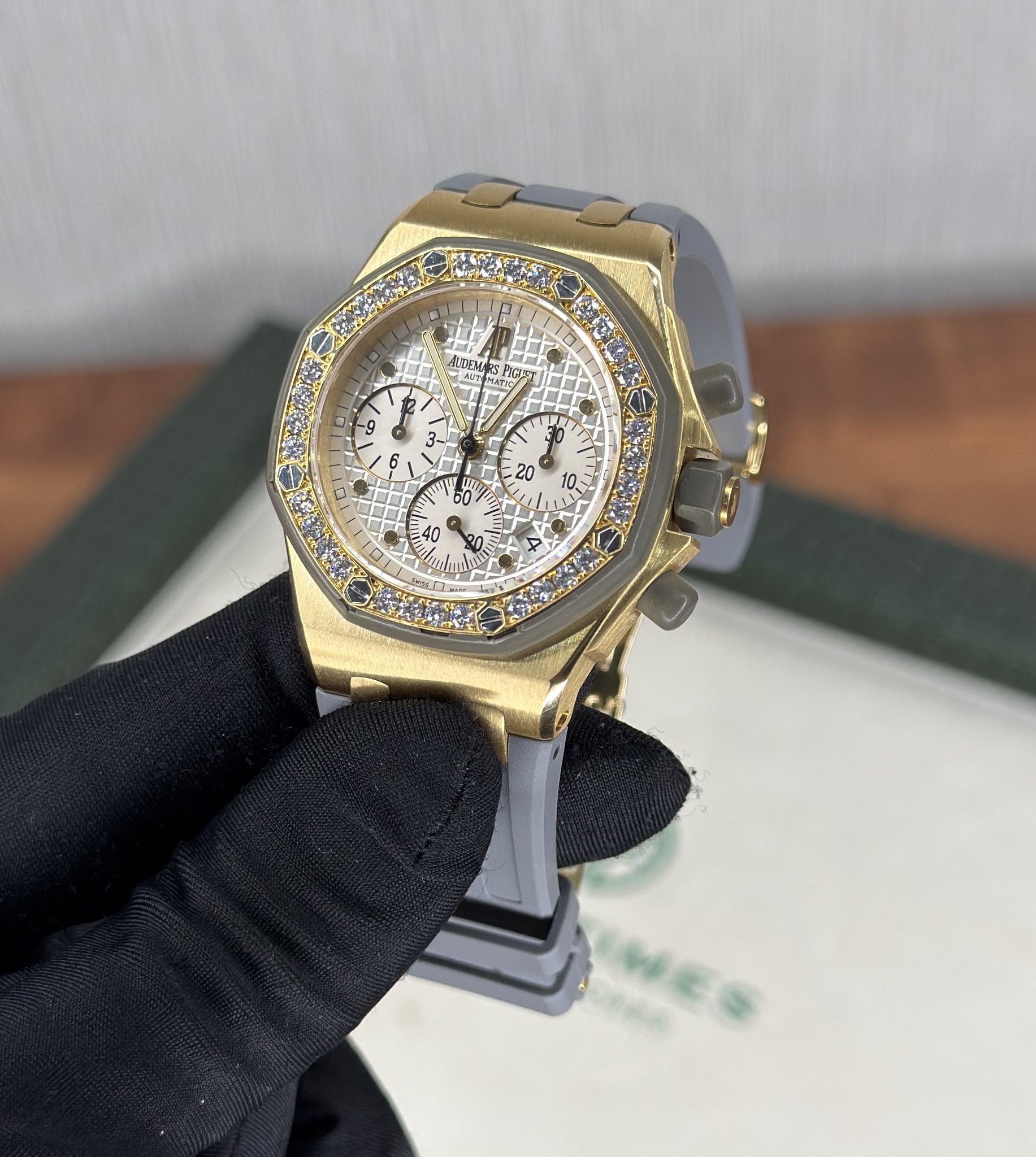 May be an image of wrist watch and text