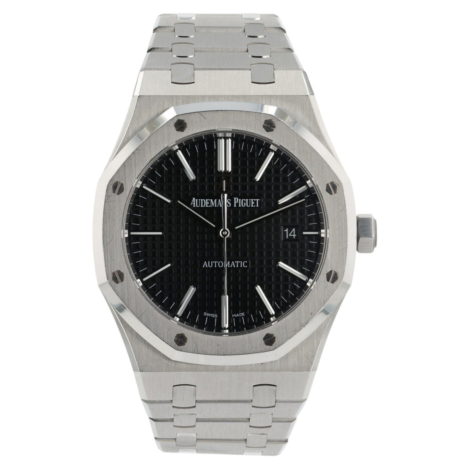 May be an image of wrist watch and text that says '警品 E AUDEMAPIGUET PIGUET UDEMA E O 14 E AUTOMATIC AN'