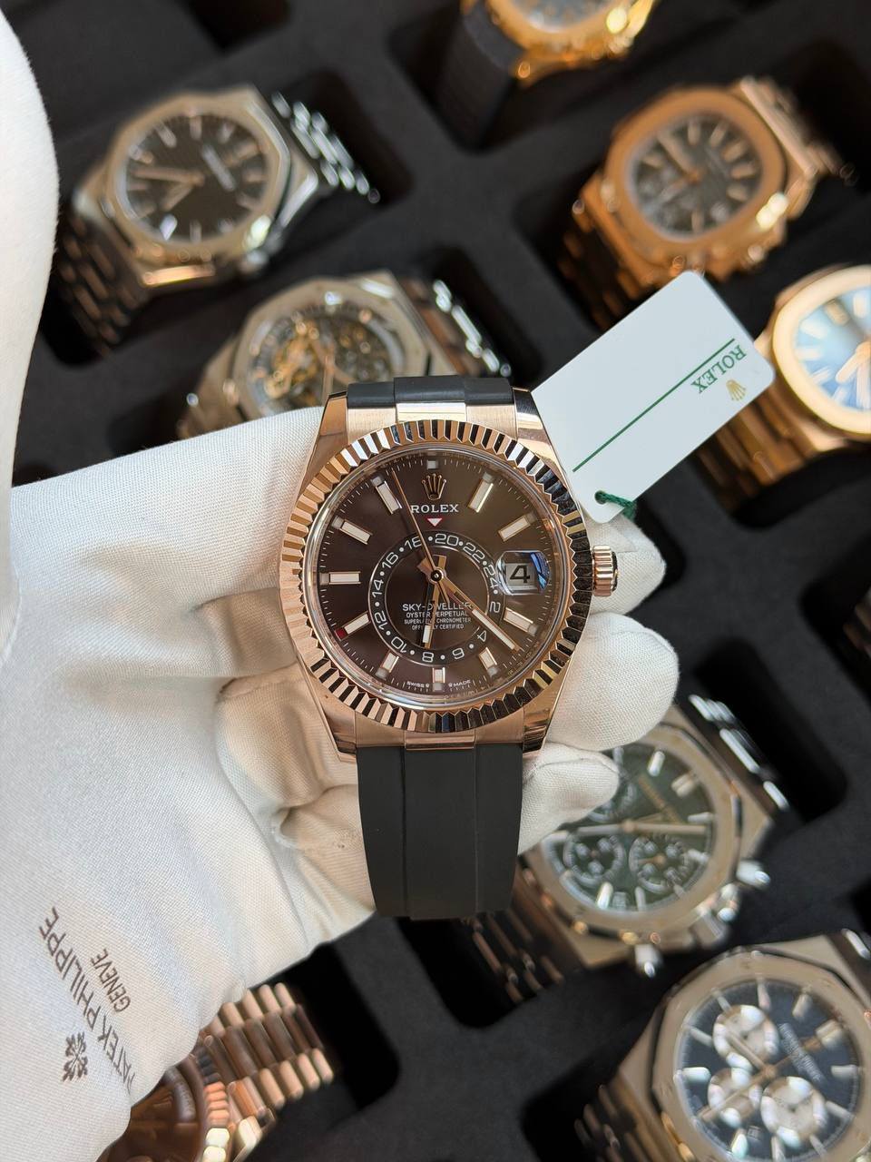 May be an image of wrist watch and text