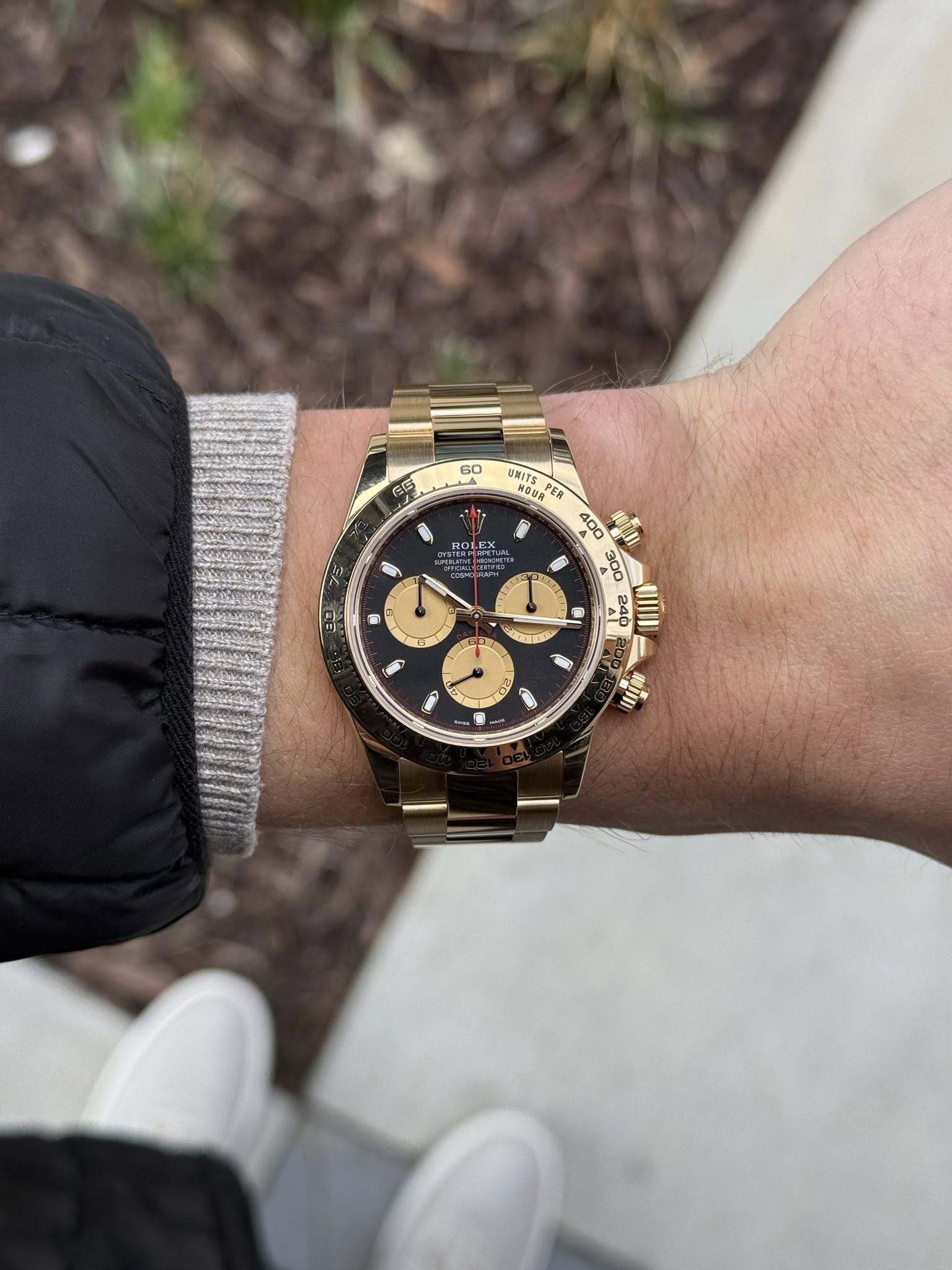 May be an image of wrist watch