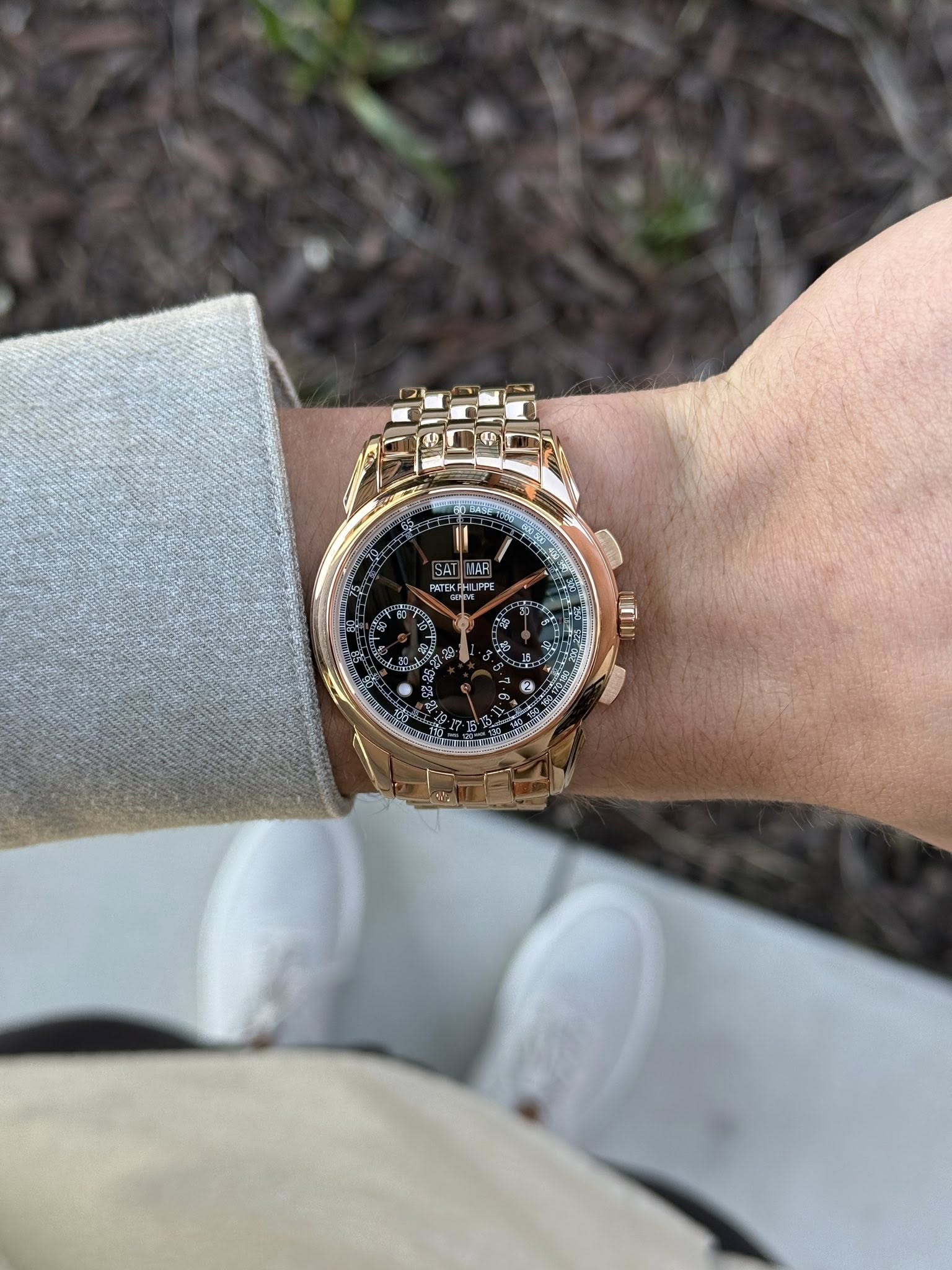 May be an image of wrist watch