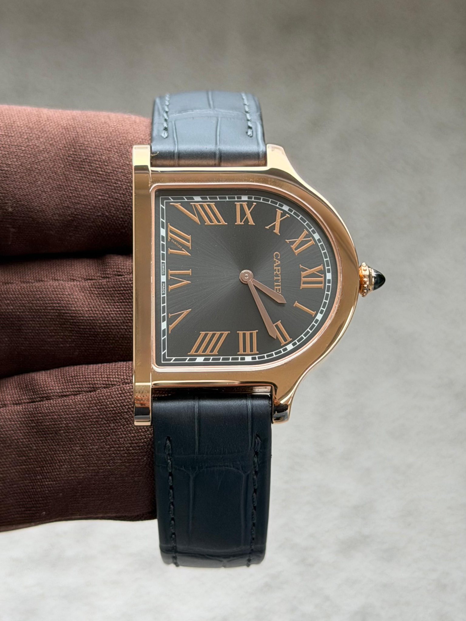 May be an image of wrist watch and text that says 'VIIIX IX X XI CARTIE XII ΙΛ 月 IIII Ⅲ I'