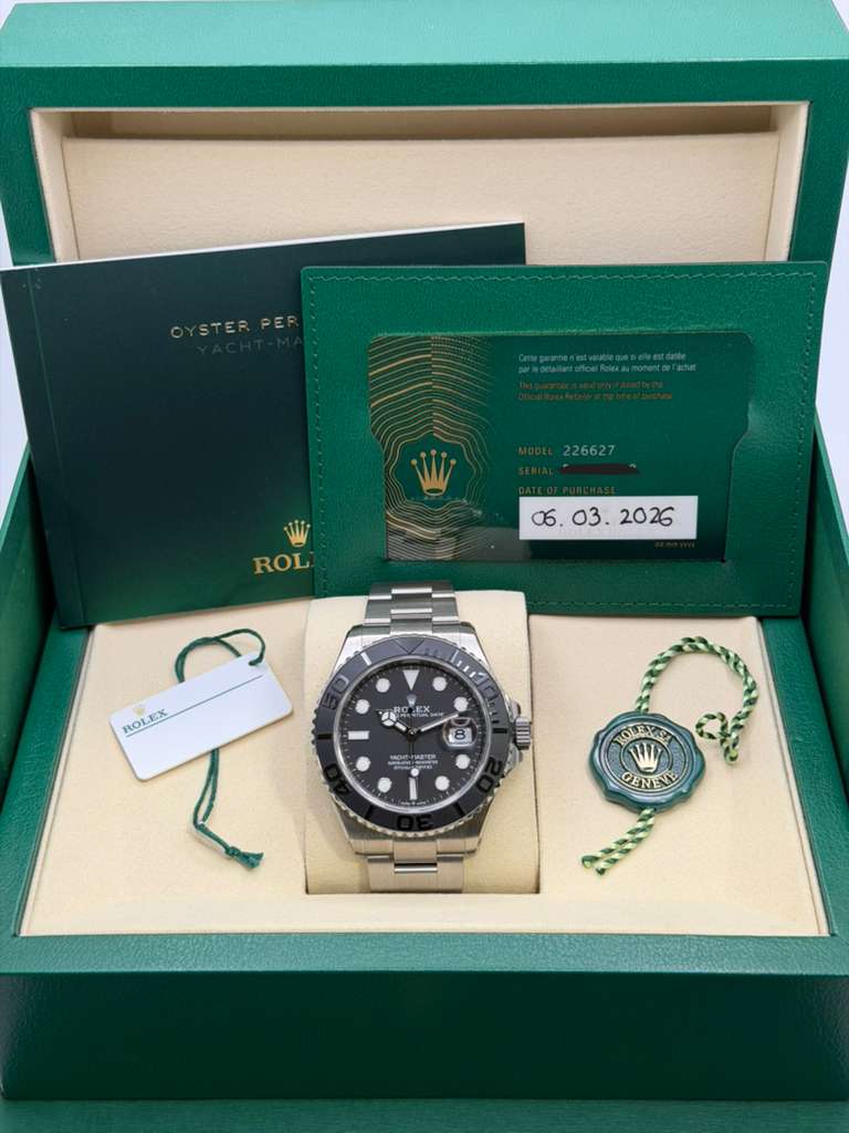 May be an image of wrist watch and text that says 'OYSTERPER YSTER 226627 ROL . ROLEX ROL lan NX 8 maTcK 銇尪 GNNE CHNENE'