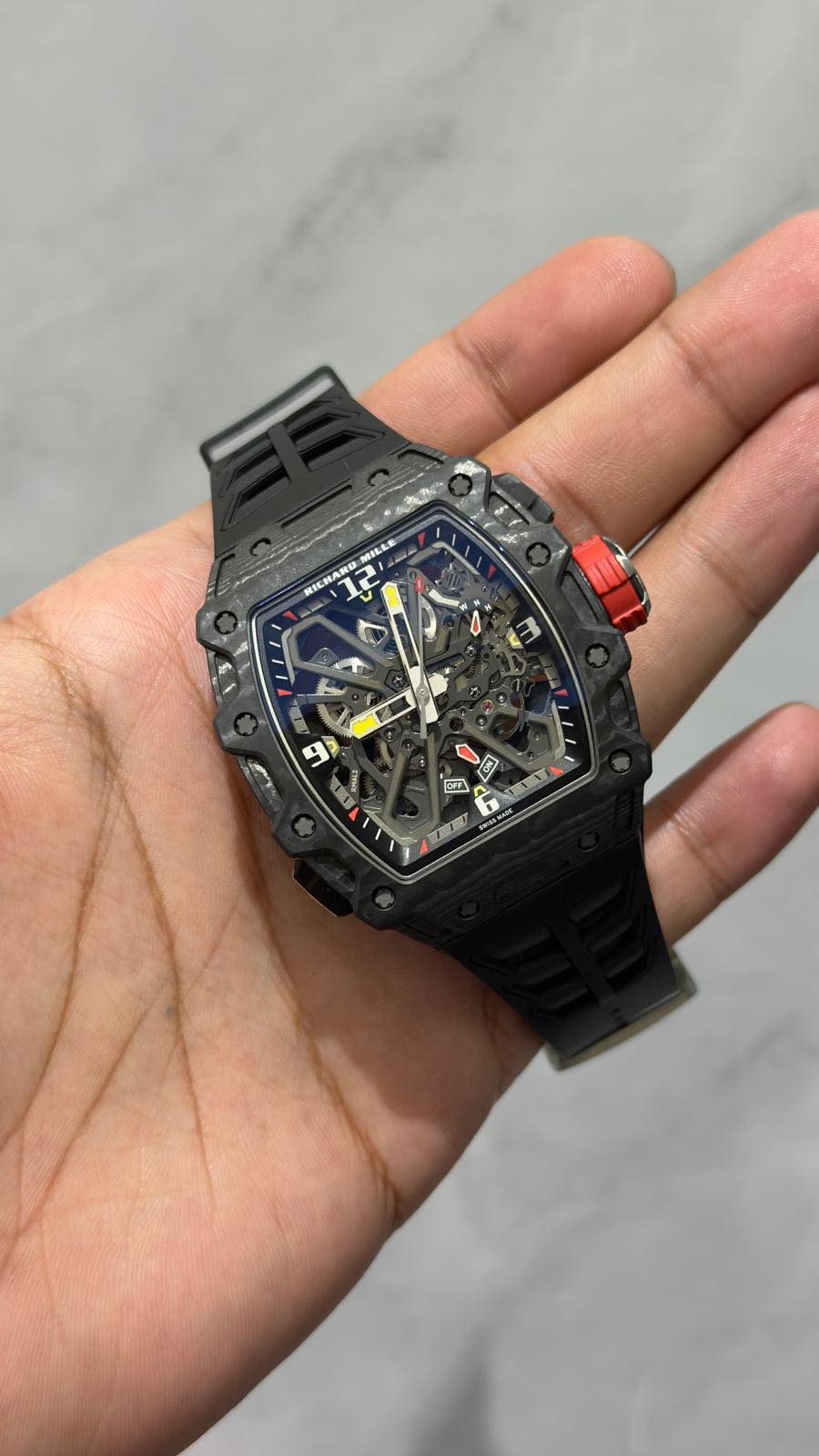 May be an image of digital watch and text