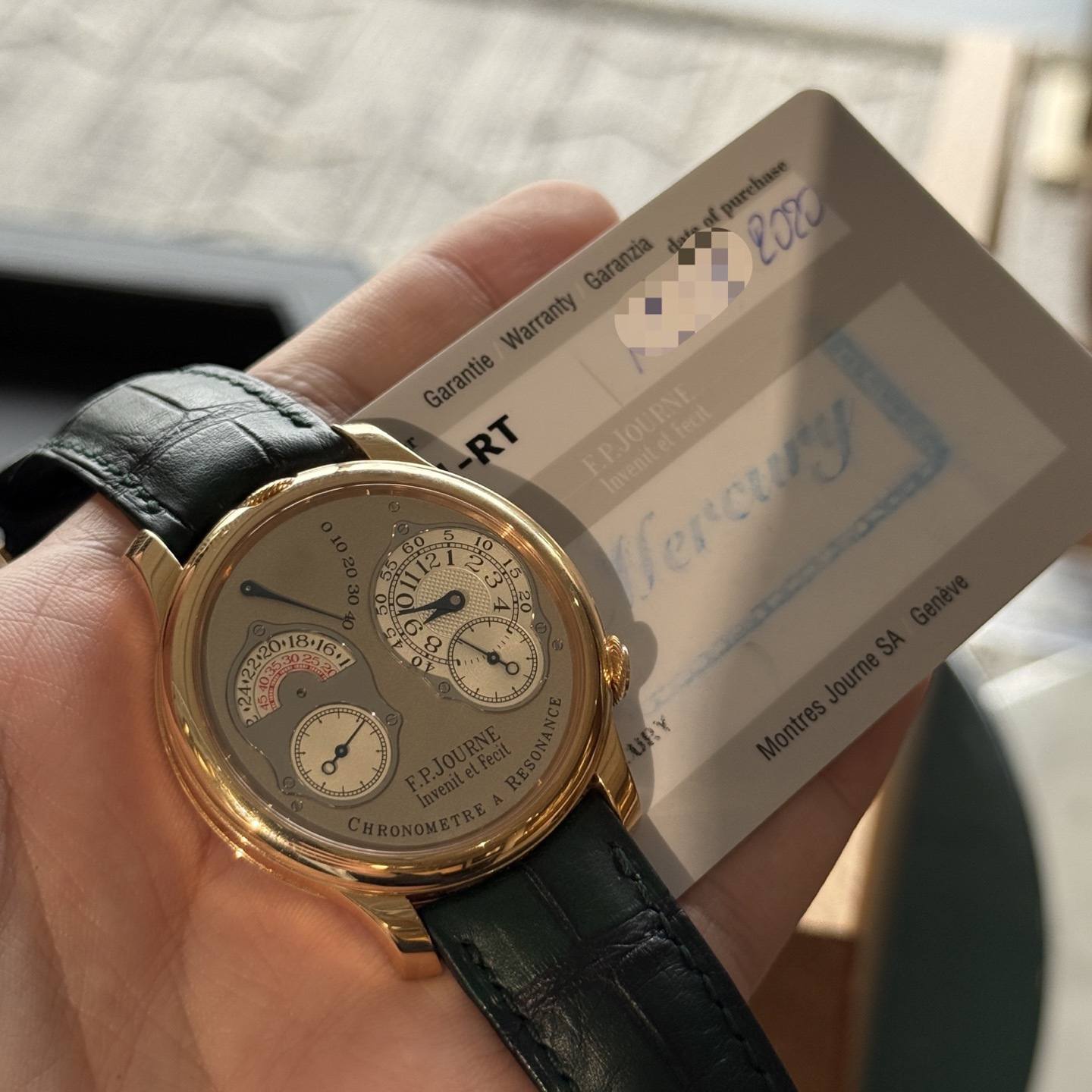 May be an image of wrist watch and text that says '20%0 2OZ Garanzia GarantieWarranty Warranty Garantie RT SPJOURAE r4cии iterieni'