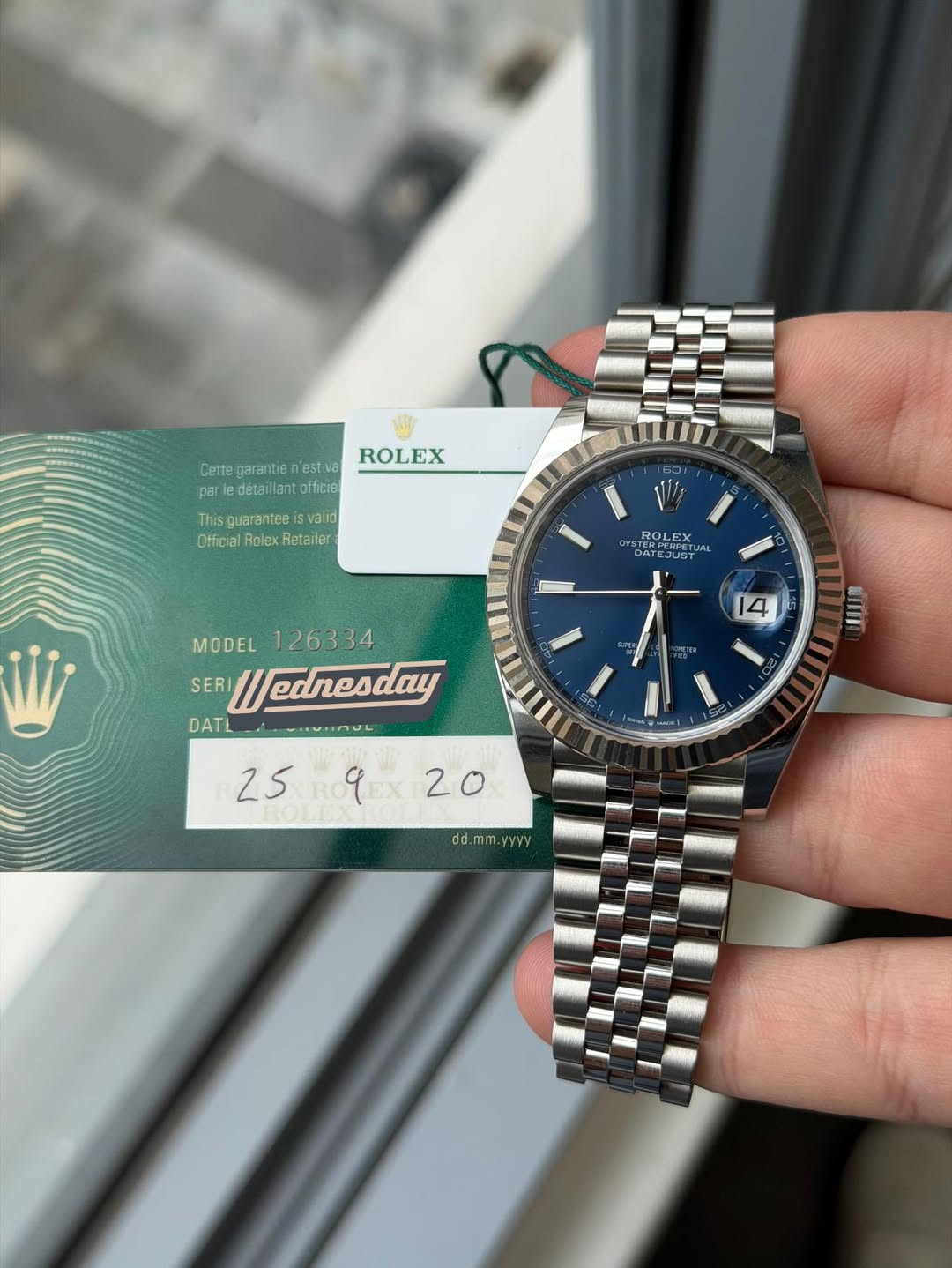 May be an image of wrist watch and text that says 'ROLEX Certeg garantie tegarantien'est n'estva pariedétailantofficie detaillan lantofficre This guarantee Thisguaranteeisvalid…