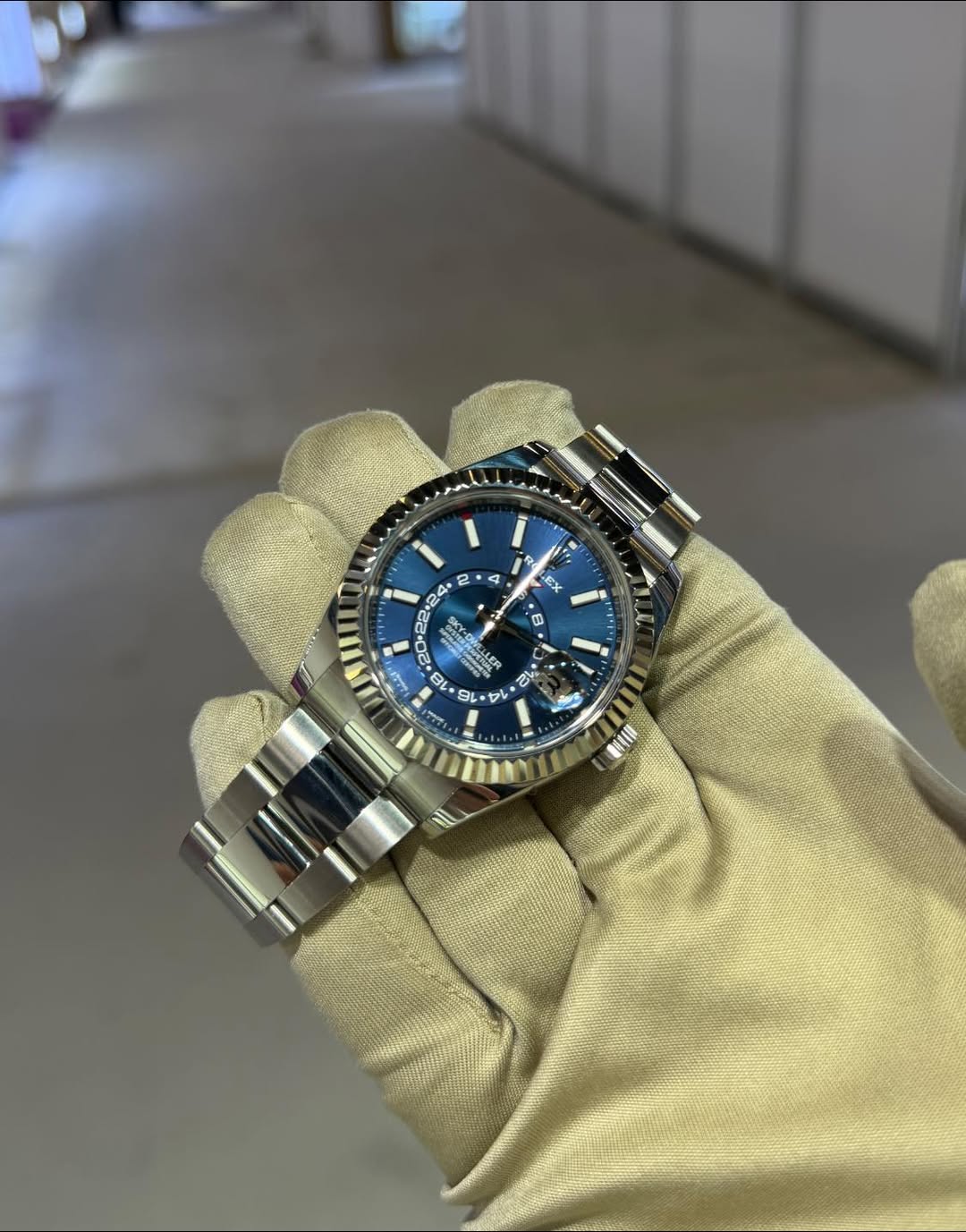 May be an image of wrist watch
