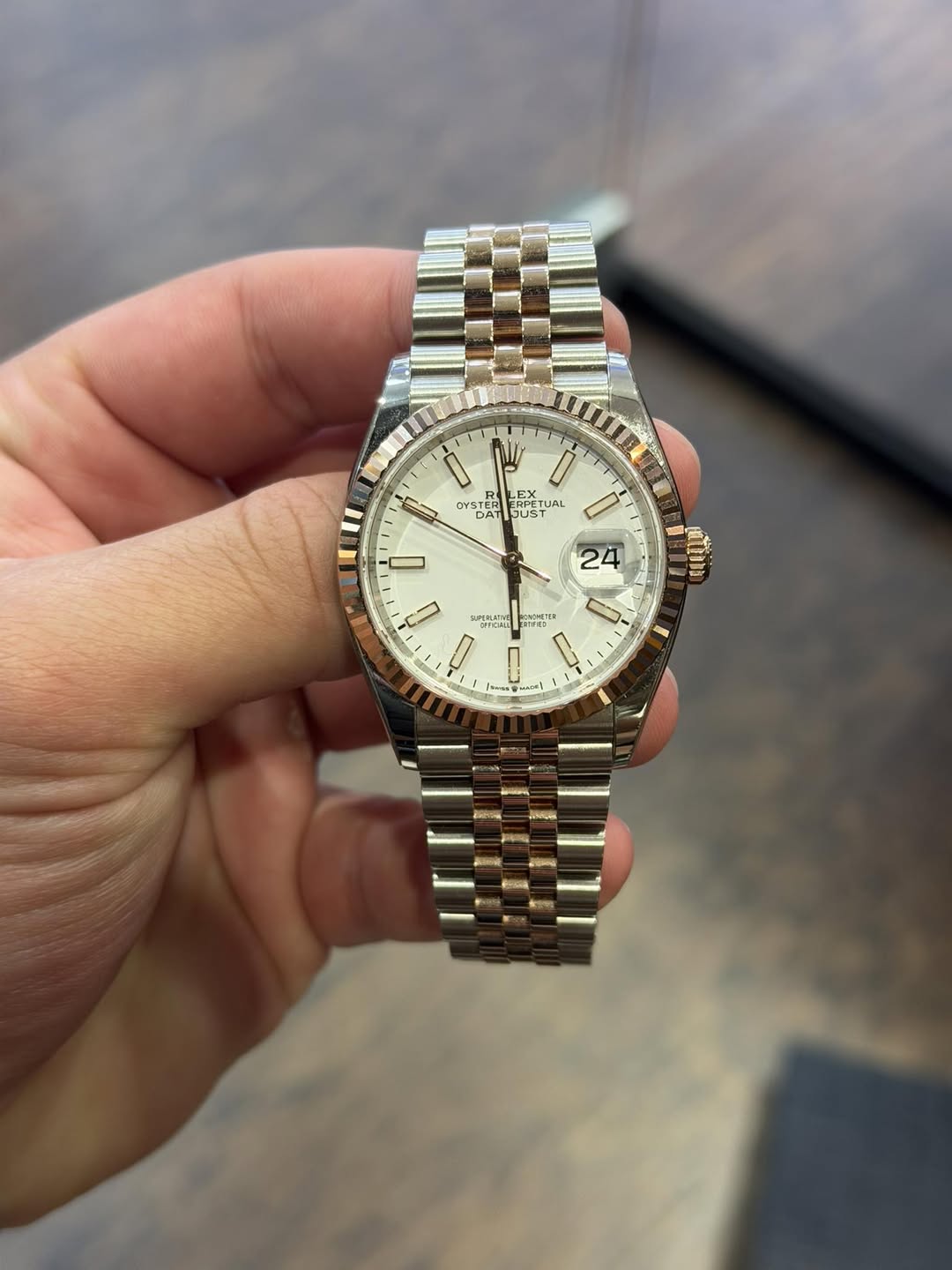 May be an image of wrist watch