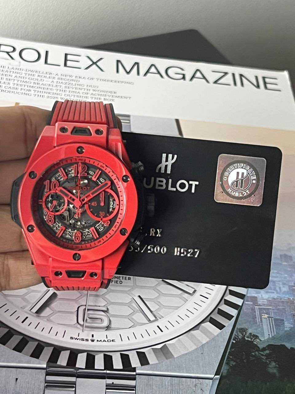 May be an image of wrist watch and text