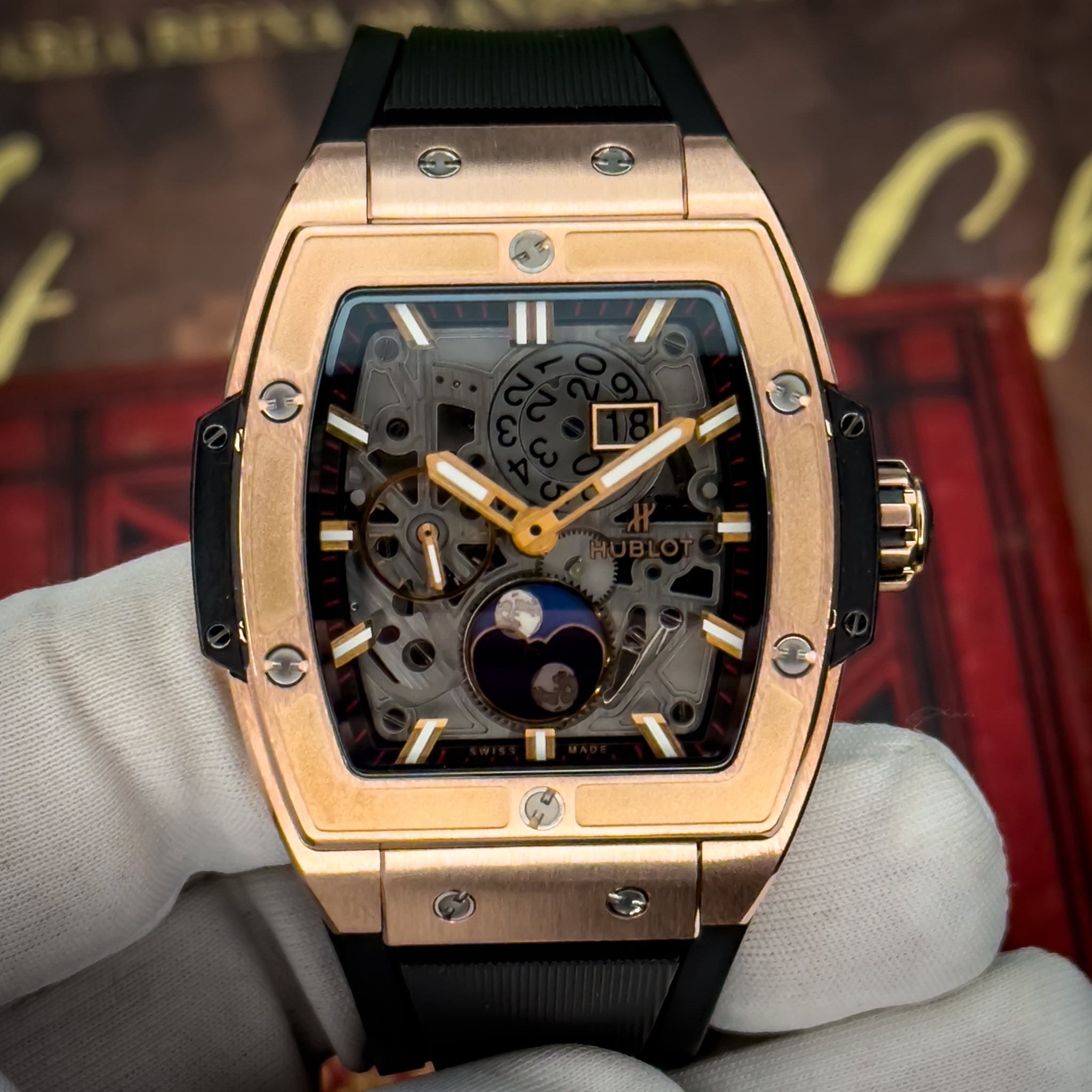 May be an image of wrist watch and text