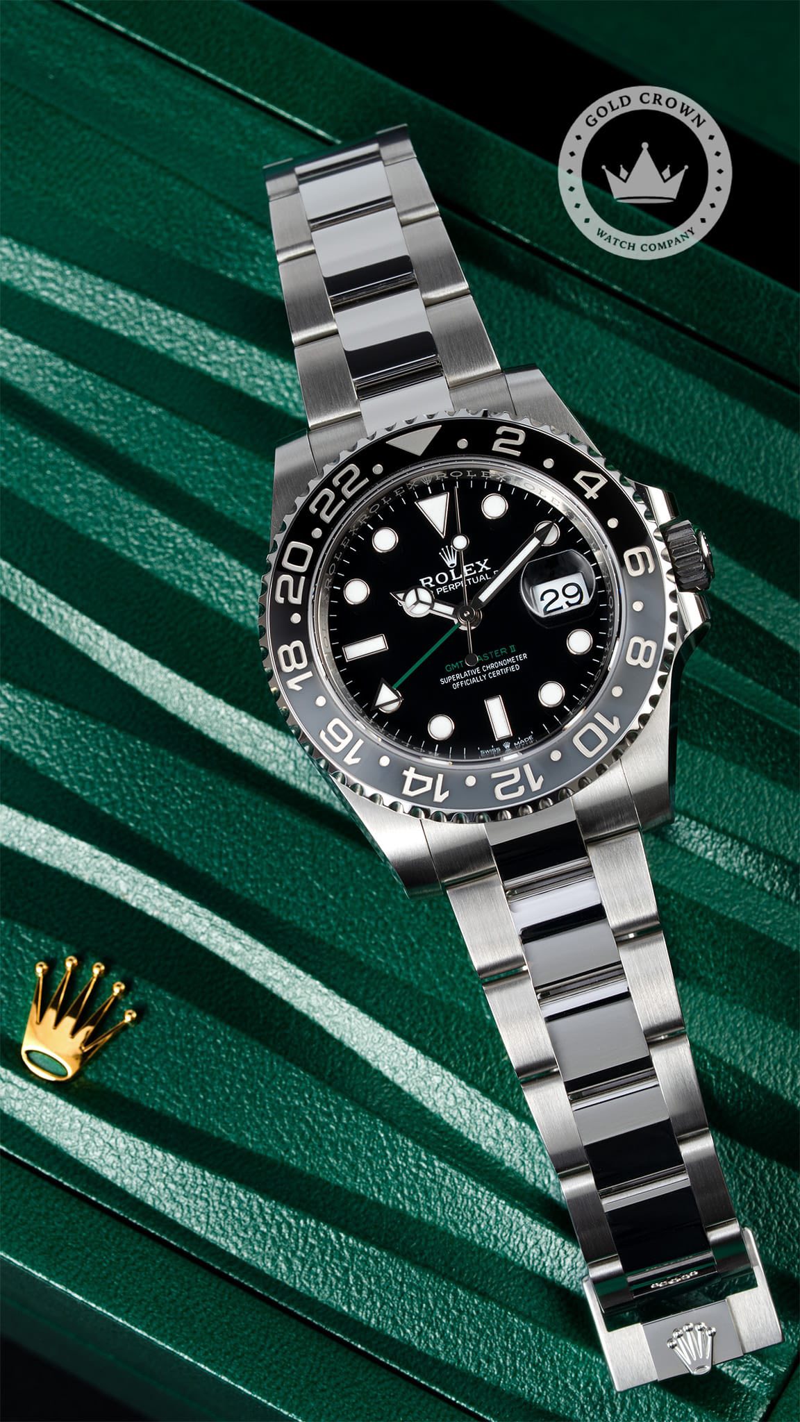 May be an image of wrist watch and text that says 'GOLD GOLDCROWAN CROWN • WATCH COMPANY 2 • 4 ROLEX CEA SY OLEX CHOCNONLTT SUErGA 8 10 12'
