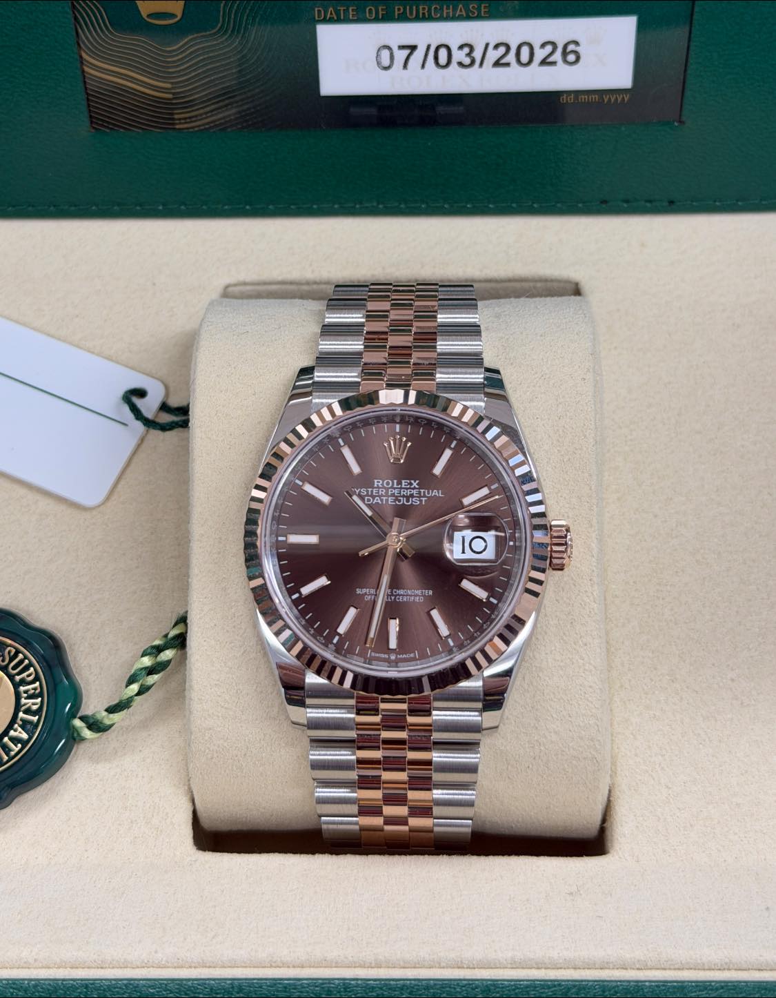 May be an image of wrist watch and text that says '07/03/2026 STER OEE ERPER JU UST TUAL TUAL ROLE ROLE EX DA ATE DATE お DATEJUST EJUST 10 6 CHROMCNETER as VTRE 星'
