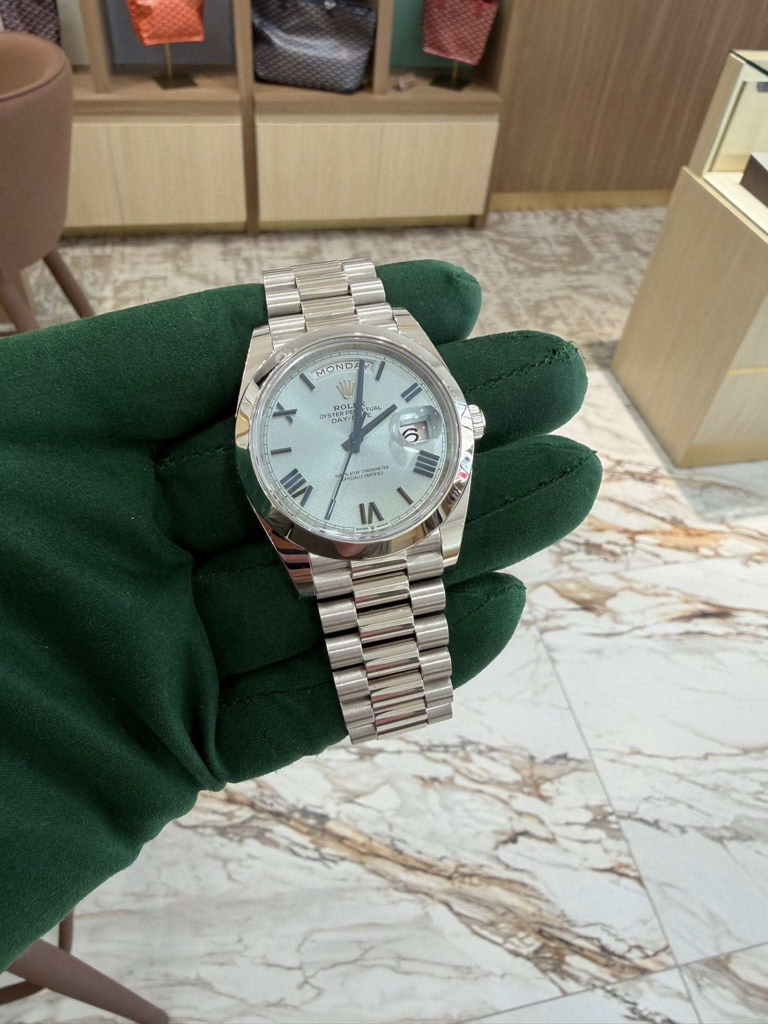 May be an image of wrist watch