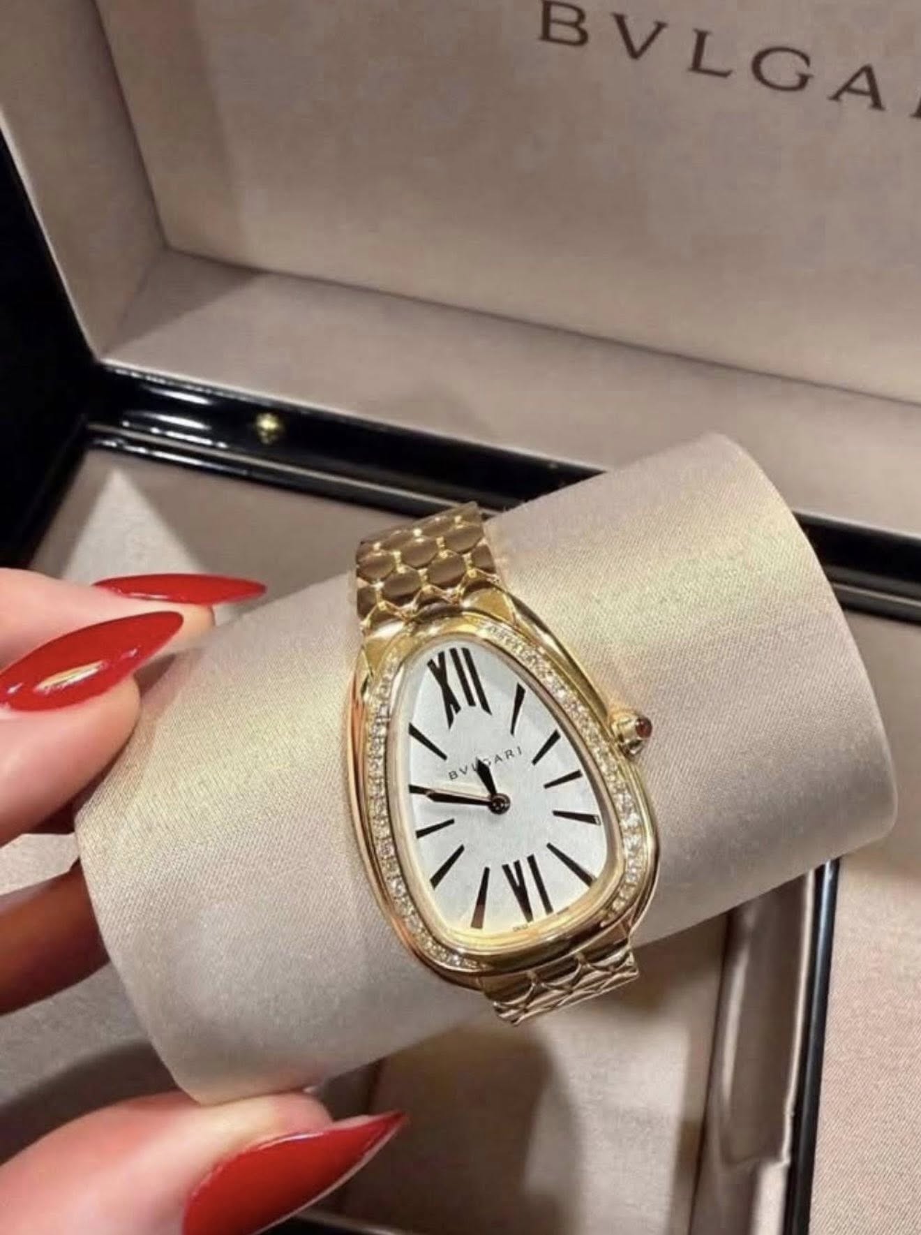 May be an image of wrist watch and text that says 'BVLGA RI BV V VI'
