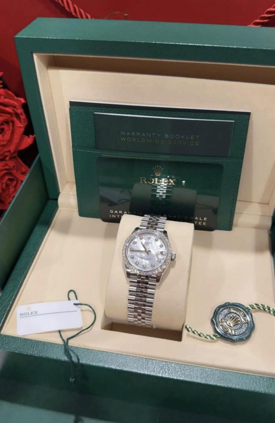 May be an image of wrist watch and text