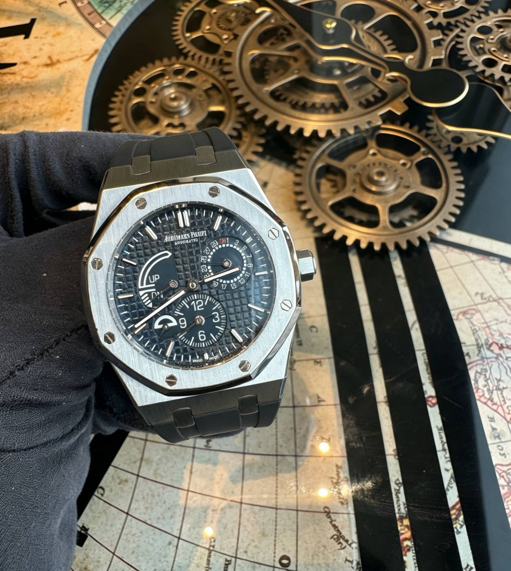 May be an image of wrist watch and text
