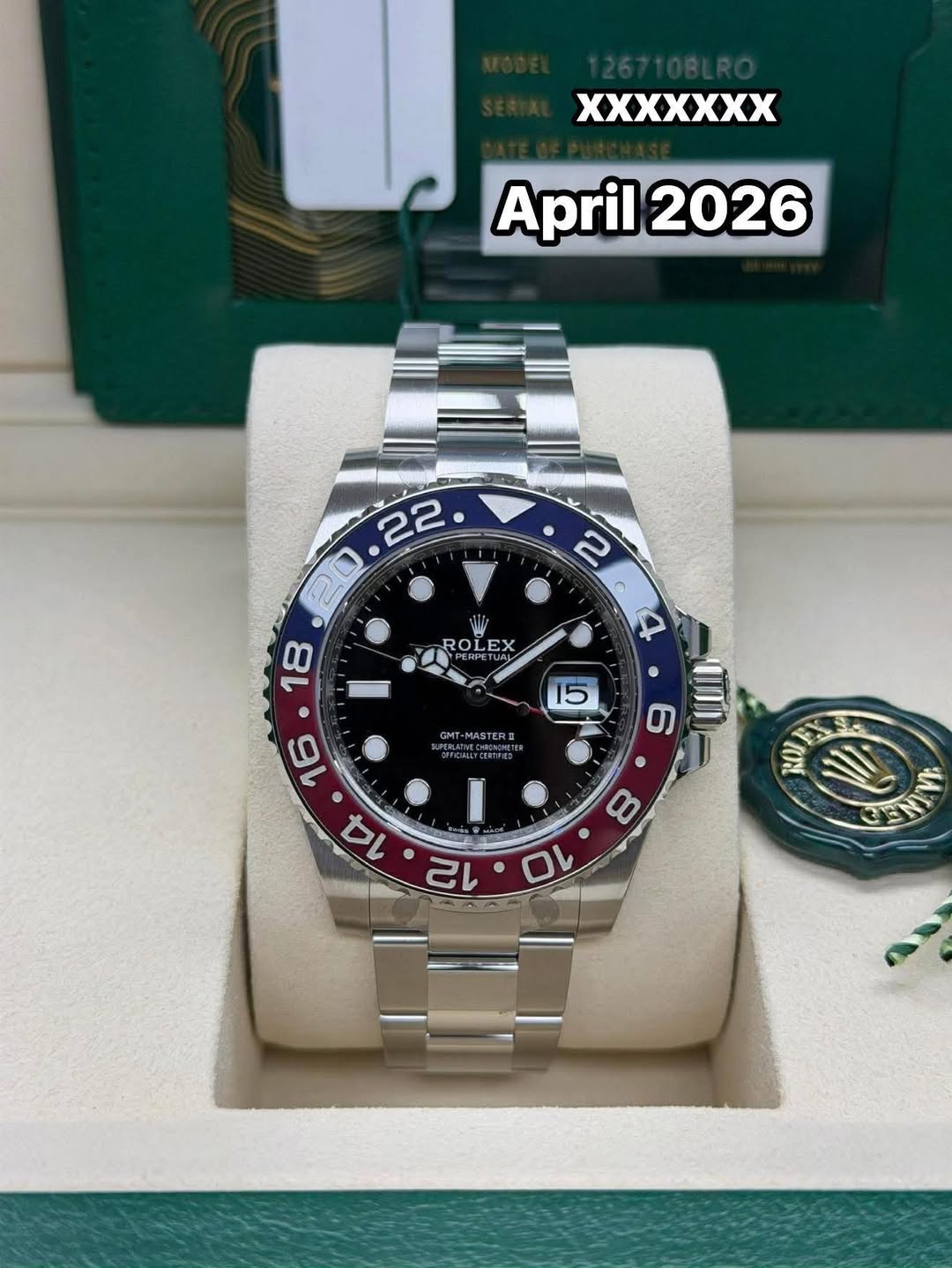 May be an image of wrist watch and text that says 'χχXXXX April April2026 o ROLEX EX ROL G 15 MT-MASTERD 6 16 14 RO 8 10 12 ዋ M Avi ИA.'