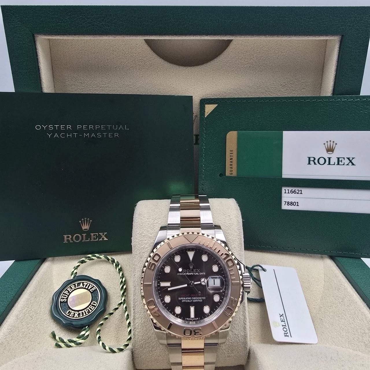 May be an image of wrist watch and text that says 'OYSTER OYSTERPERPETUAL PERPE YACHT YACHT-MAST MAS ROLEX ማ গ LATIVE CERTIFIED Wan ROLEX'