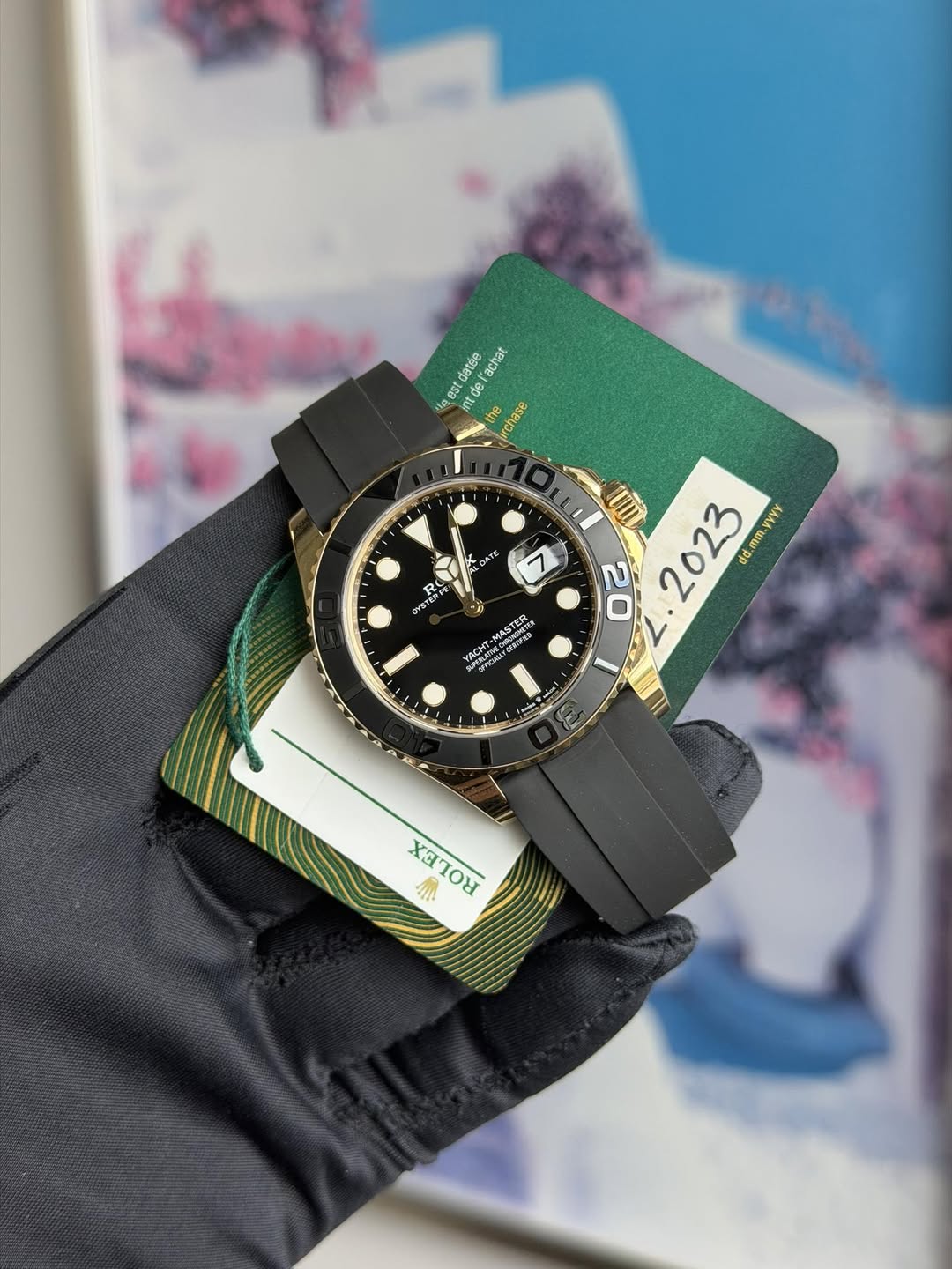 May be an image of wrist watch and text
