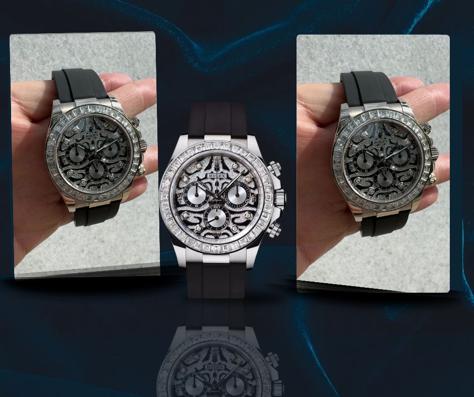May be an image of wrist watch and text