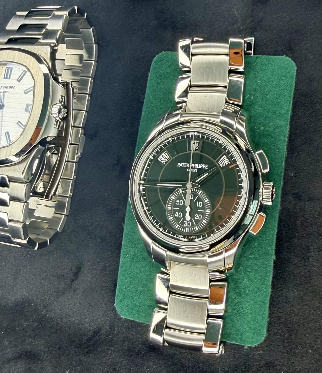 May be an image of wrist watch and text