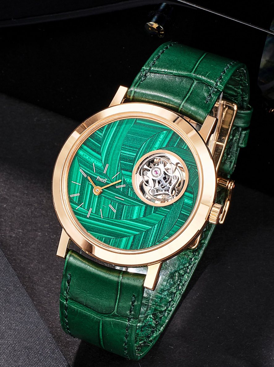 Piaget Hand-Cut Malachite Tourbillon