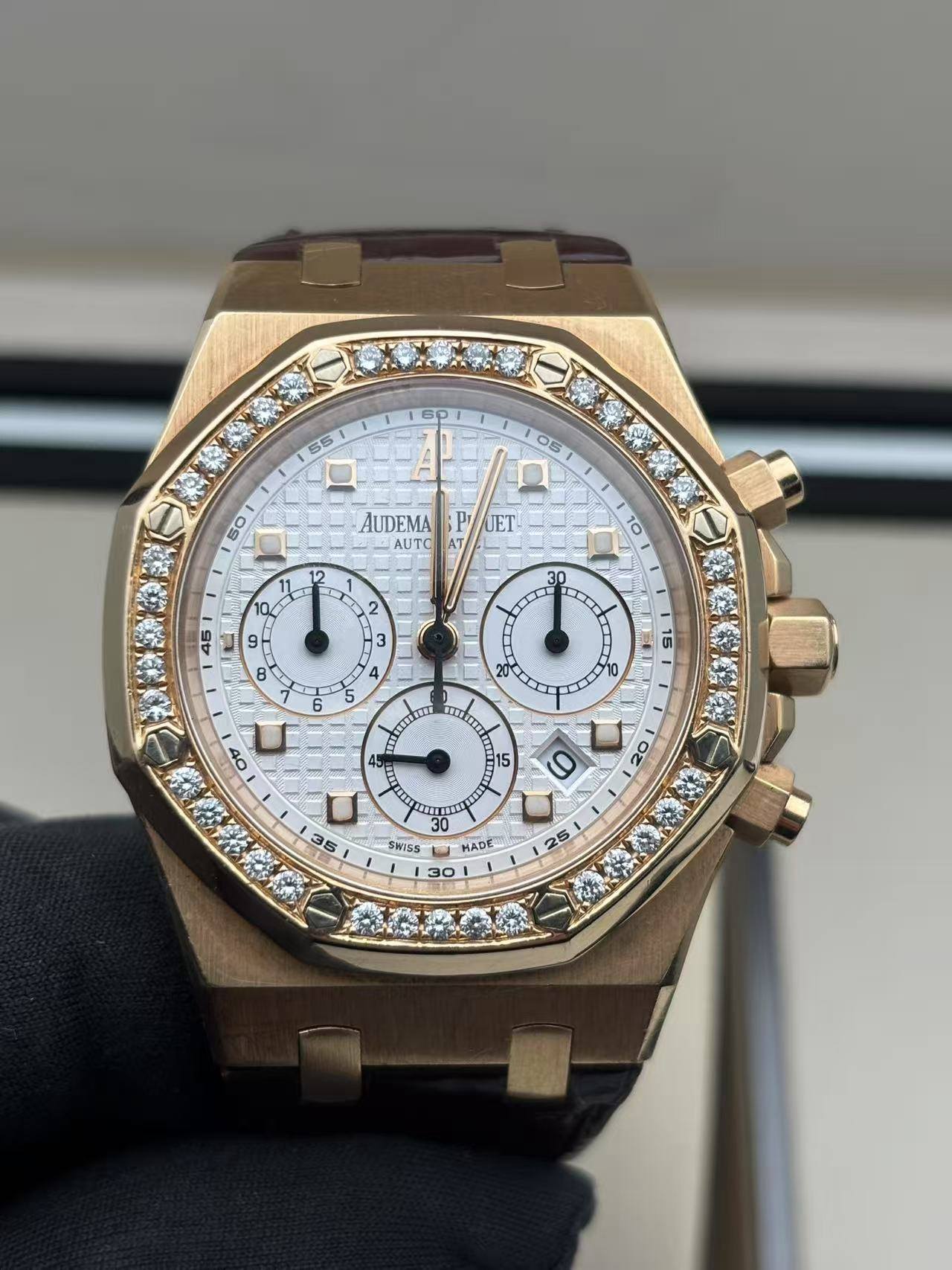 May be an image of wrist watch and text that says '55 05 50 AUDEMA P JET 12 1, 10 30 45 中 3 t 15 د סס 4 4 20 6 م 50 mmuti strne IT グ 15 5 ل FUIO SWISS MADE 30 O 2z ቸው 6'