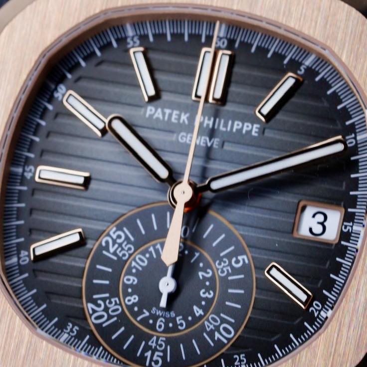 Patek Philippe Nautilus 5980/1R-001 Black Smoked Dial Rose Gold 40.5mm 2024