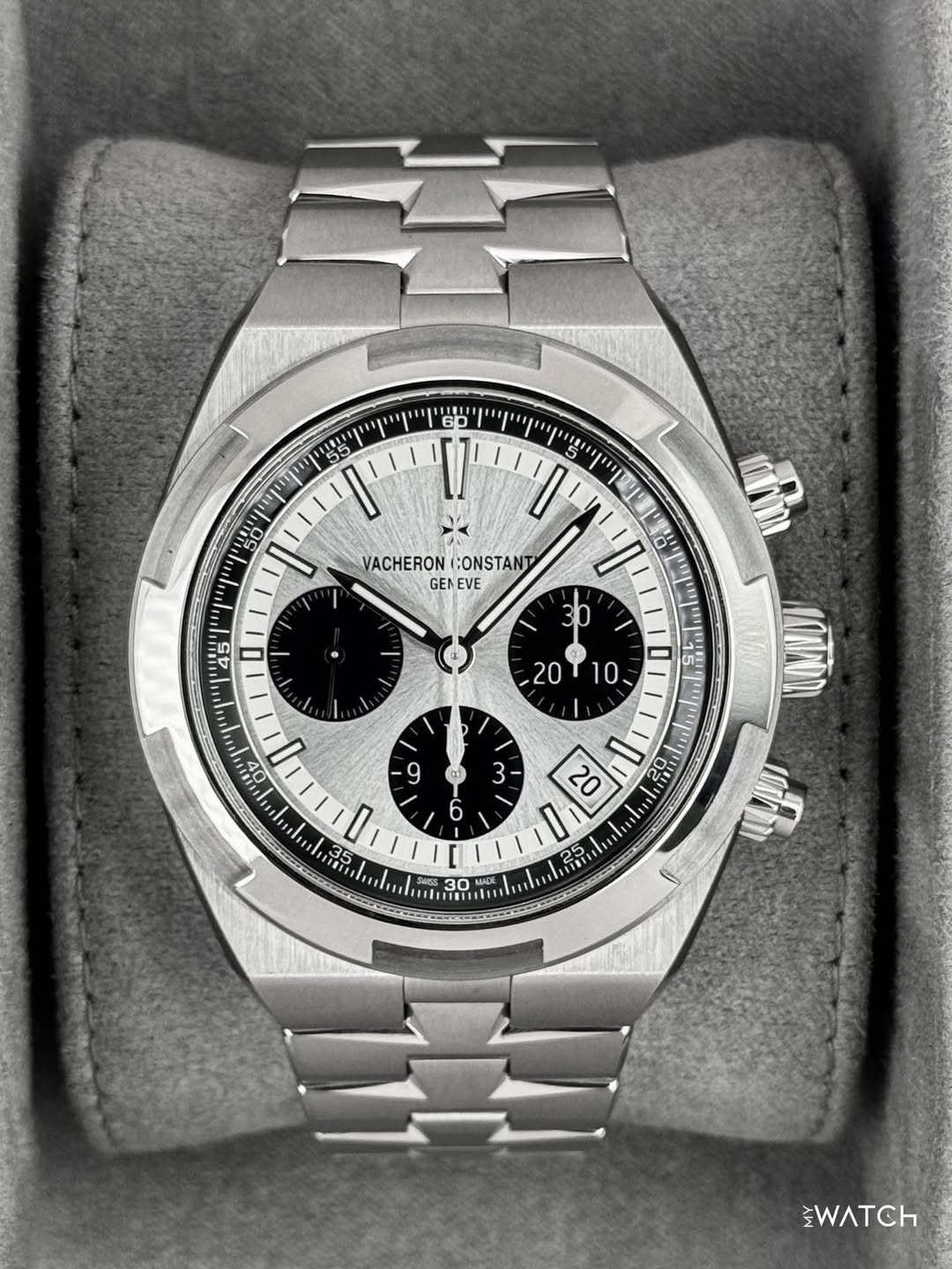 May be an image of wrist watch and text that says 'គ្រេះ" ששיןי 50 VACHERON VACHERONC:ONSTANT ONSTANT GENEVE EVE GEN 30 ١١ 20 10 ထ 3 9 D 6 OF 20 20 I ็ยน 20 3 แ0กท WATCH'