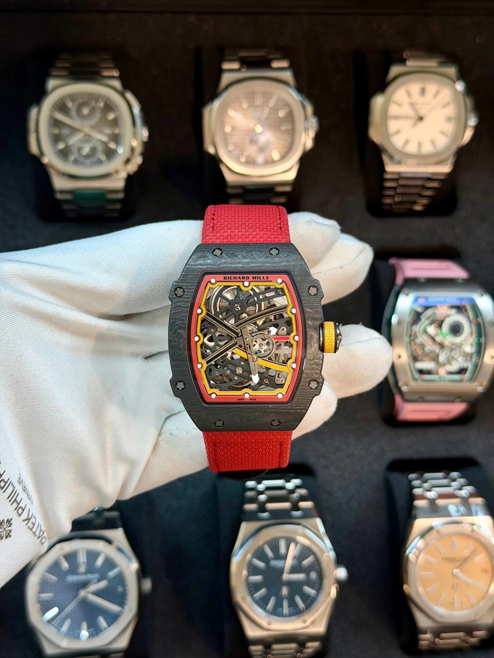 May be an image of wrist watch and text