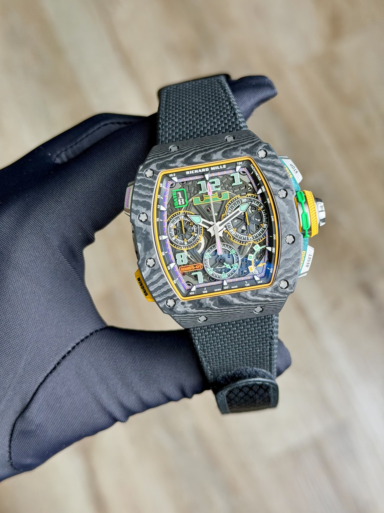 May be an image of digital watch and text
